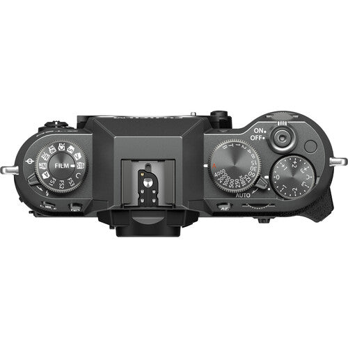 FUJIFILM X-T50 Mirrorless Digital Camera - Charcoal Silver | 26.1MP APS-C Sensor, 4K Video, Compact & Lightweight for Travel & Street Photography