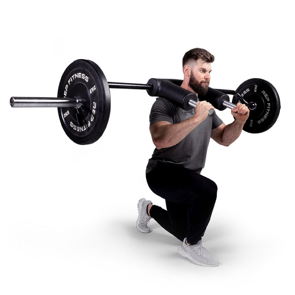 REP Fitness Safety Squat Bar - Heavy Duty Olympic Weight Lifting Bar for Squats & Strength Training - Perfect for Home Gym & CrossFit Workouts