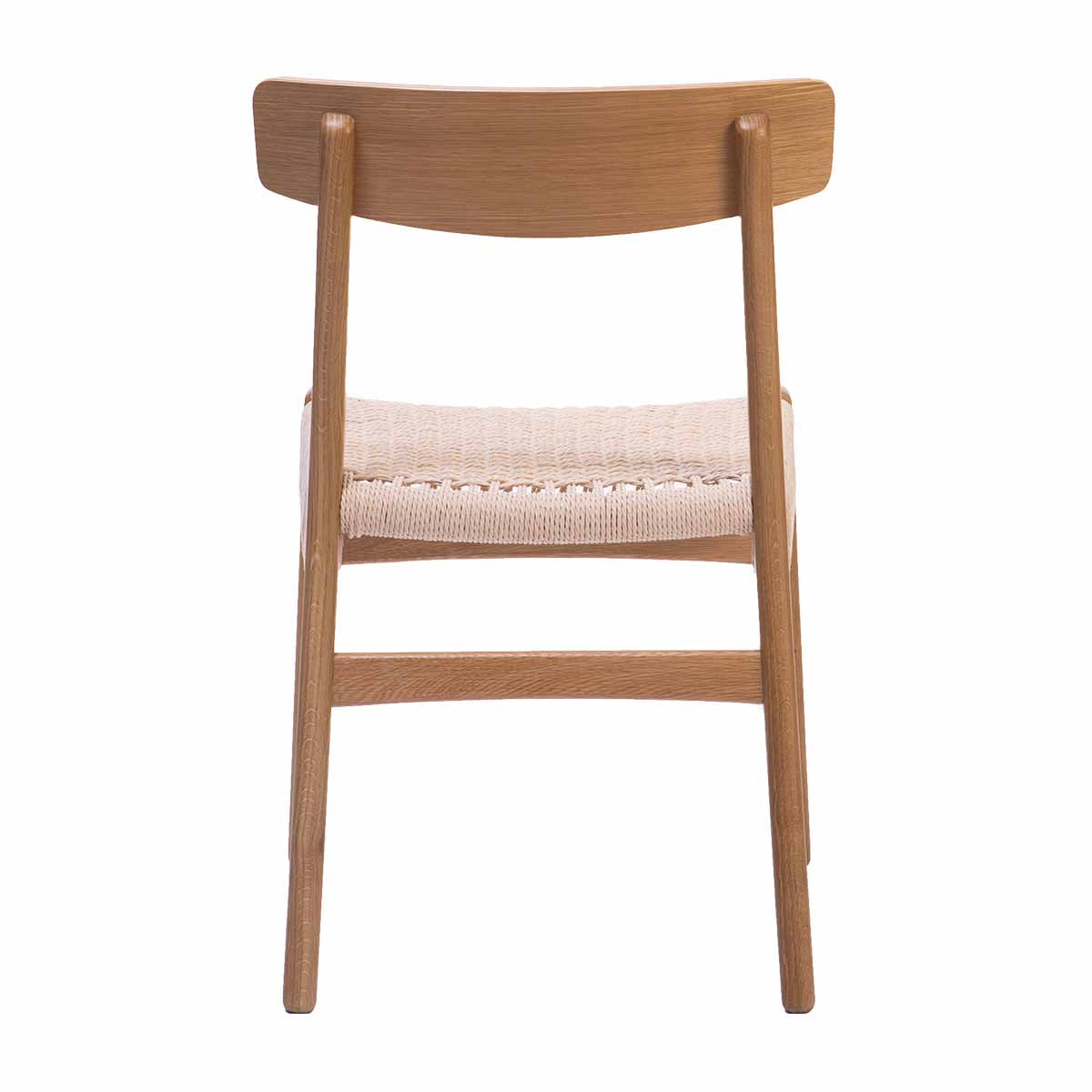 Fitzroy Rattan Dining Chair - Natural Wicker Patio Chair for Outdoor Dining, Garden, and Backyard - Comfortable and Stylish Rattan Furniture for Restaurants, Cafes, and Home Decor