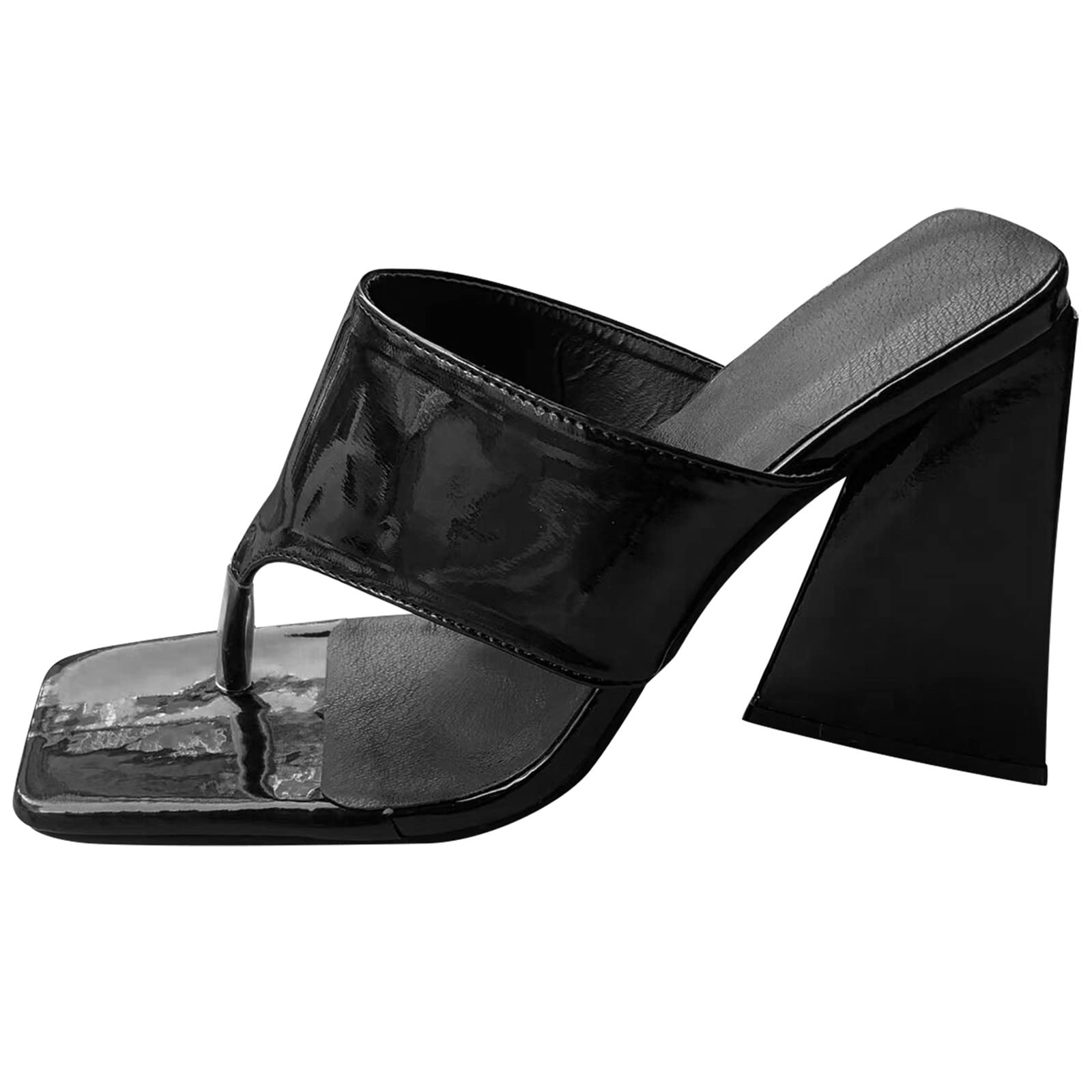 Women's Fuzzy Cross Slippers - Breathable Chunky Heel Sandals with Thick Sole for Casual Wear | Comfortable House Shoes for Women, Cozy Indoor/Outdoor Slippers for Lounge, Travel & Home Use