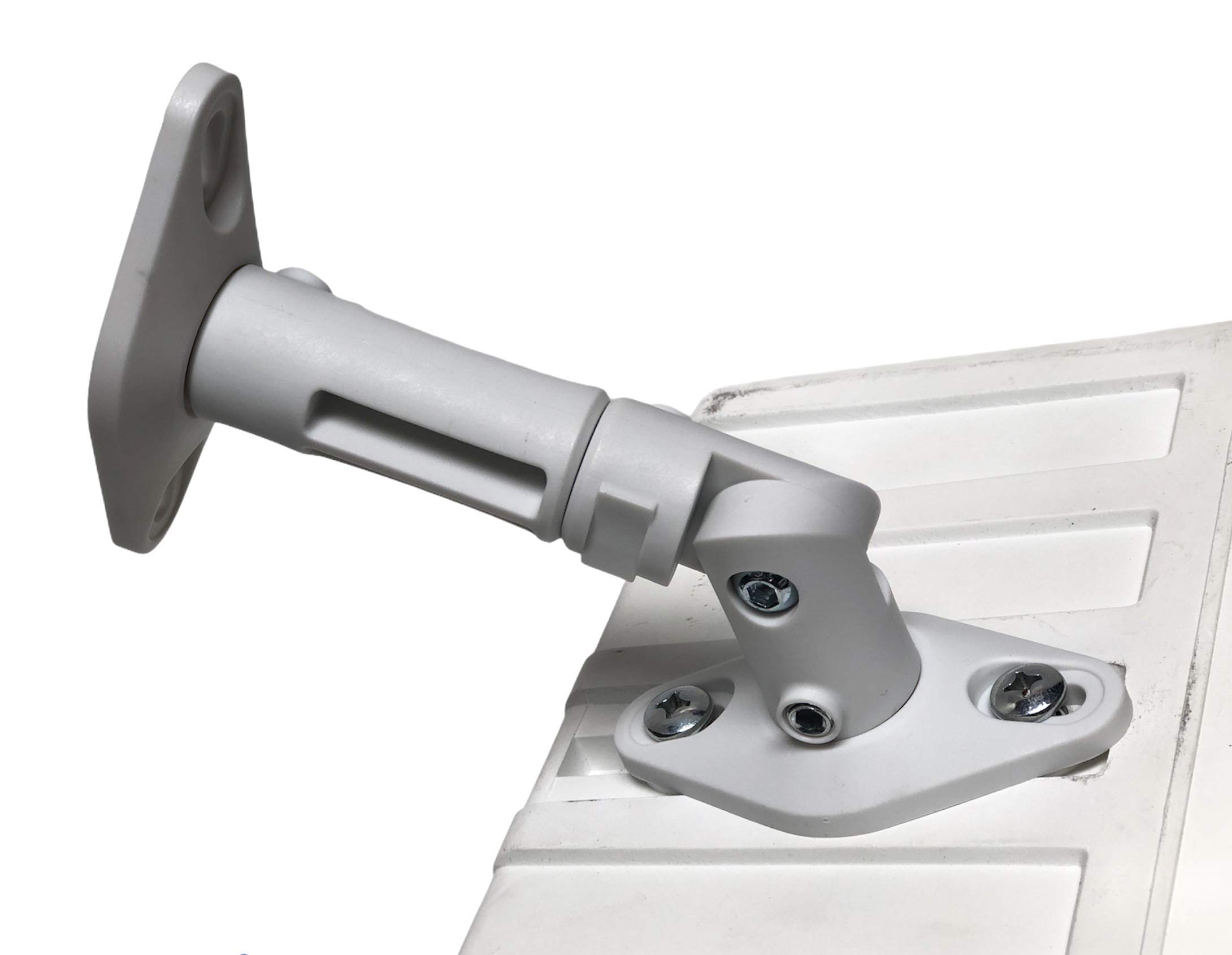 Bose 151 Speaker Wall Mount Brackets - Heavy Duty White Speaker Mounting Kit for Home Theater & Outdoor Audio System (Pair)