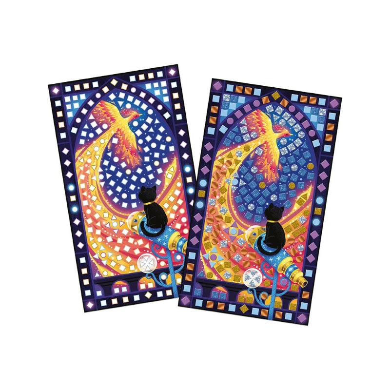 Magic School Mosaic Tiles - DIY Art Craft Kit for Kids & Adults - Perfect for Classroom Projects & Home Decor