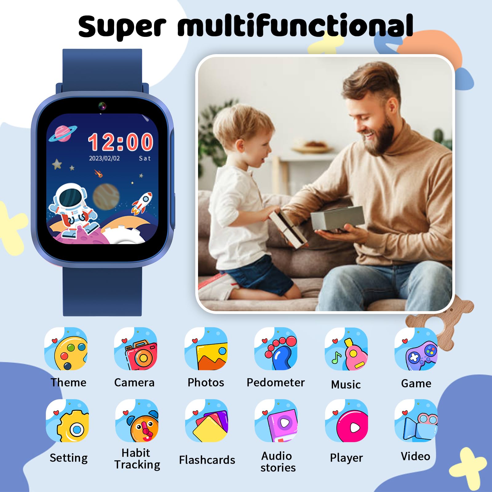 **Smart Watch for Kids Ages 4-10 - 1.4