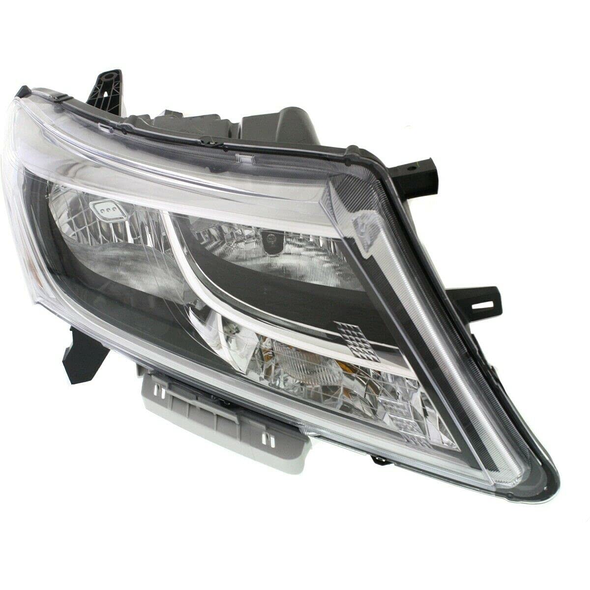 Right Passenger Side Headlight Replacement Compatible with Nissan Pathfinder - High Performance LED Headlamp for Night Driving & Off-Road Adventures