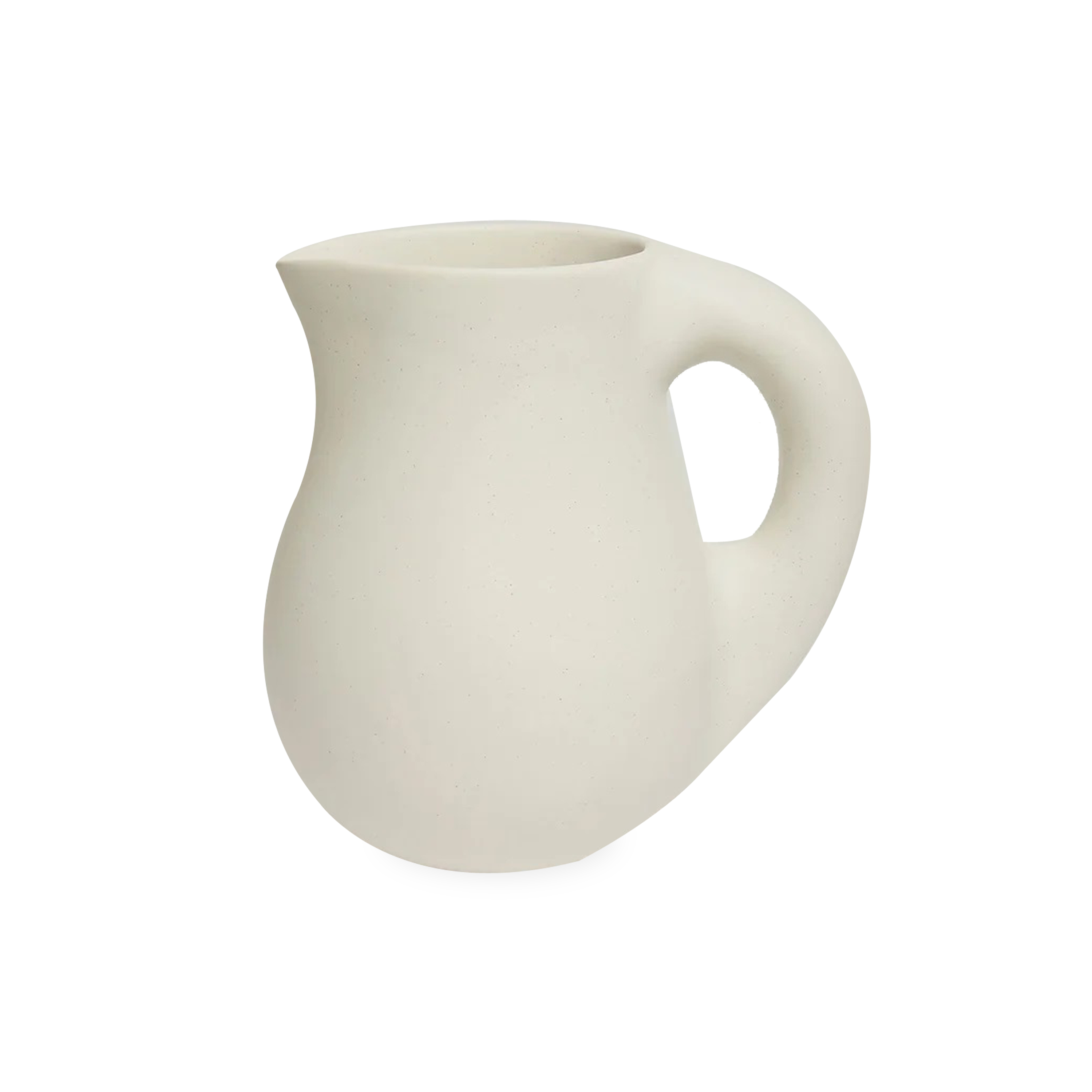 Handcrafted Stoneware Pitcher for Milk, Juice & Water - Rustic Farmhouse Kitchen Decor, Perfect for Serving Beverages at Parties & Gatherings