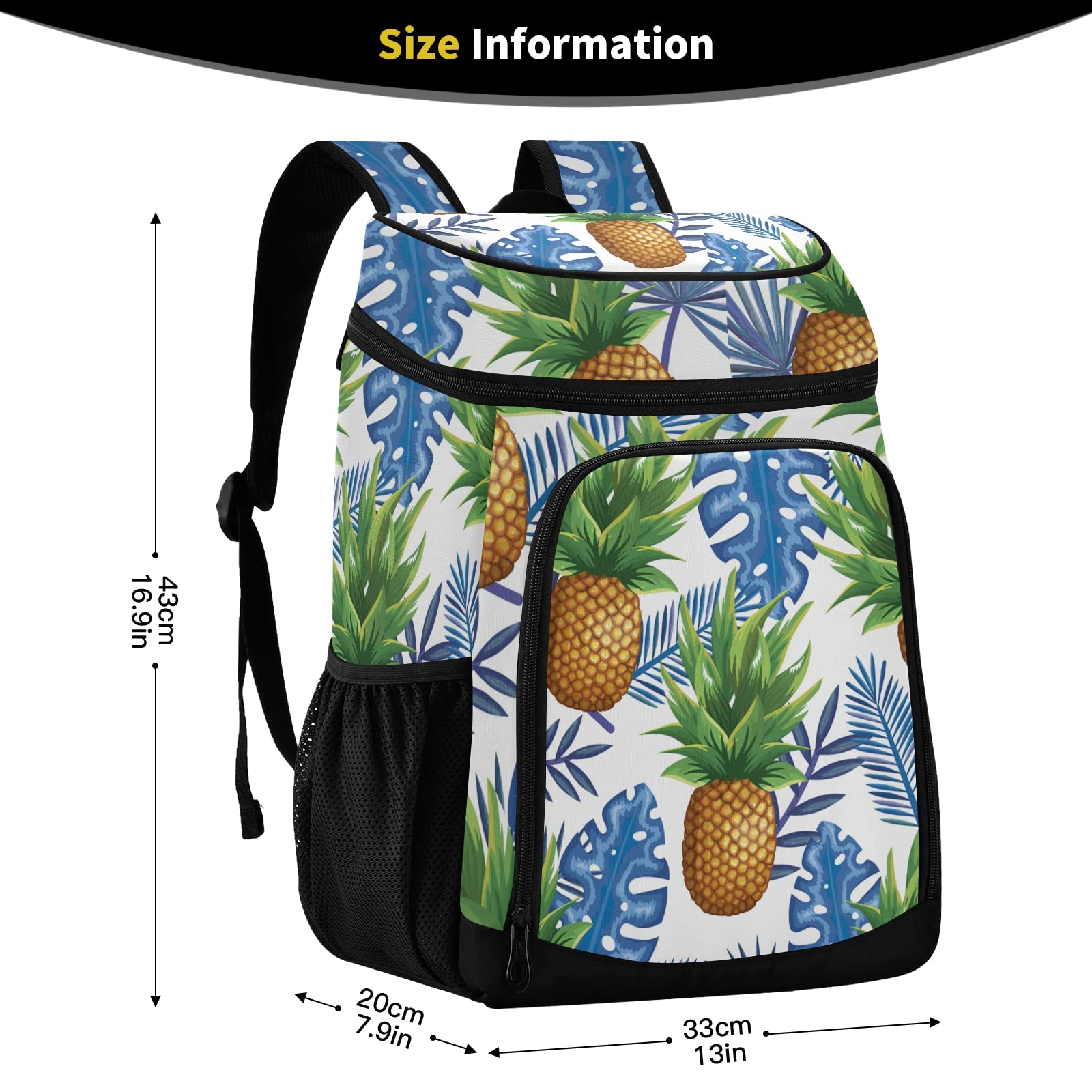 Insulated Cooler Backpack for Women & Men - Leakproof Picnic Lunch Bag for Beach, Work, Hiking, Camping, Park & Day Trips - Perfect for Outdoor Adventures, Travel & Daily Commute
