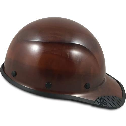 Texas America Safety DAX Fiberglass Composite Hard Hat with Tote - ANSI Certified, Lightweight & Durable for Construction, Mining, Oil & Gas Work - Natural Tan with Protective Edging