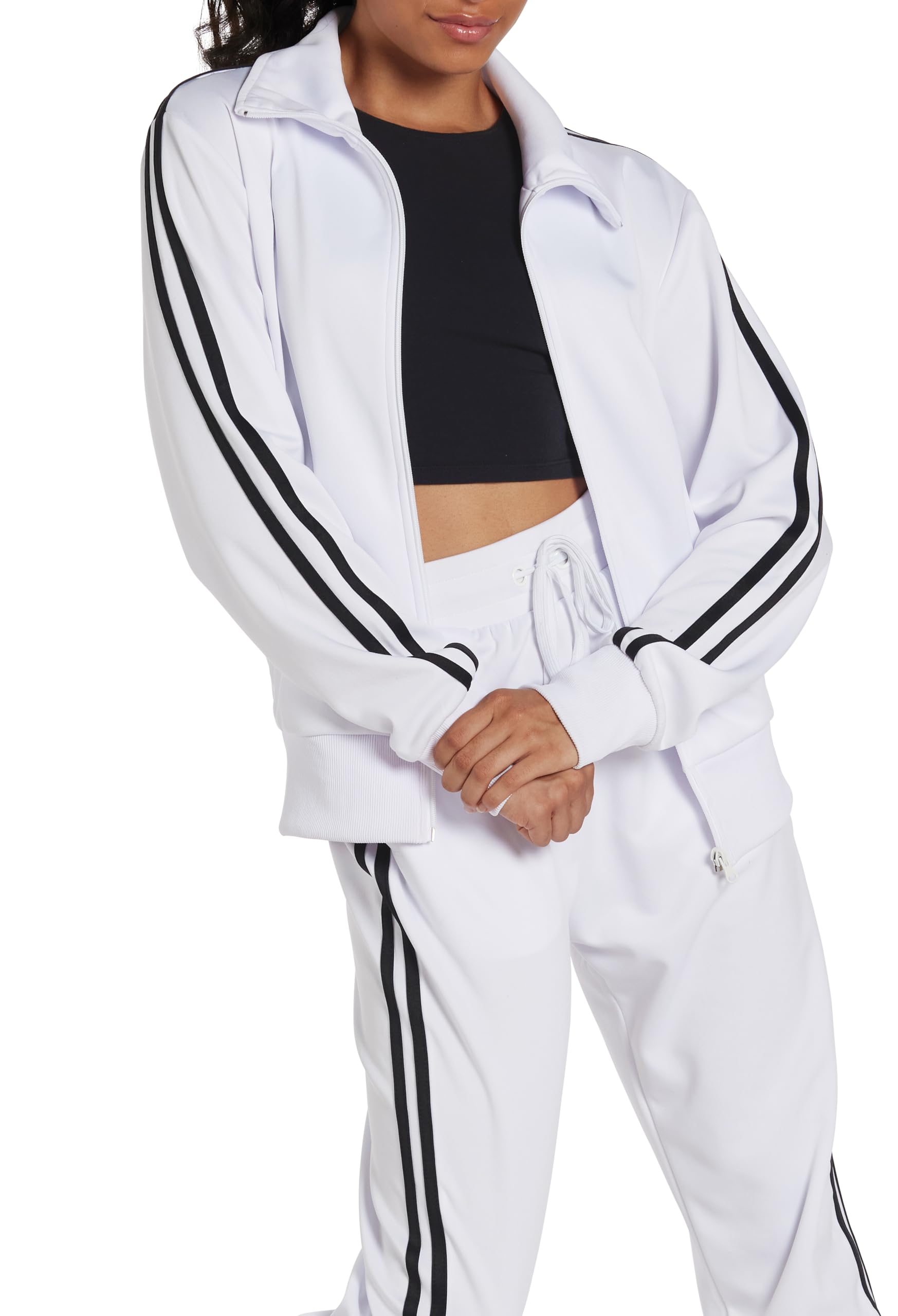 Balera Women's & Girls' Long Sleeve Track Jacket with Front Zipper - Perfect for Dance, Yoga, Gymnastics & Athletic Wear