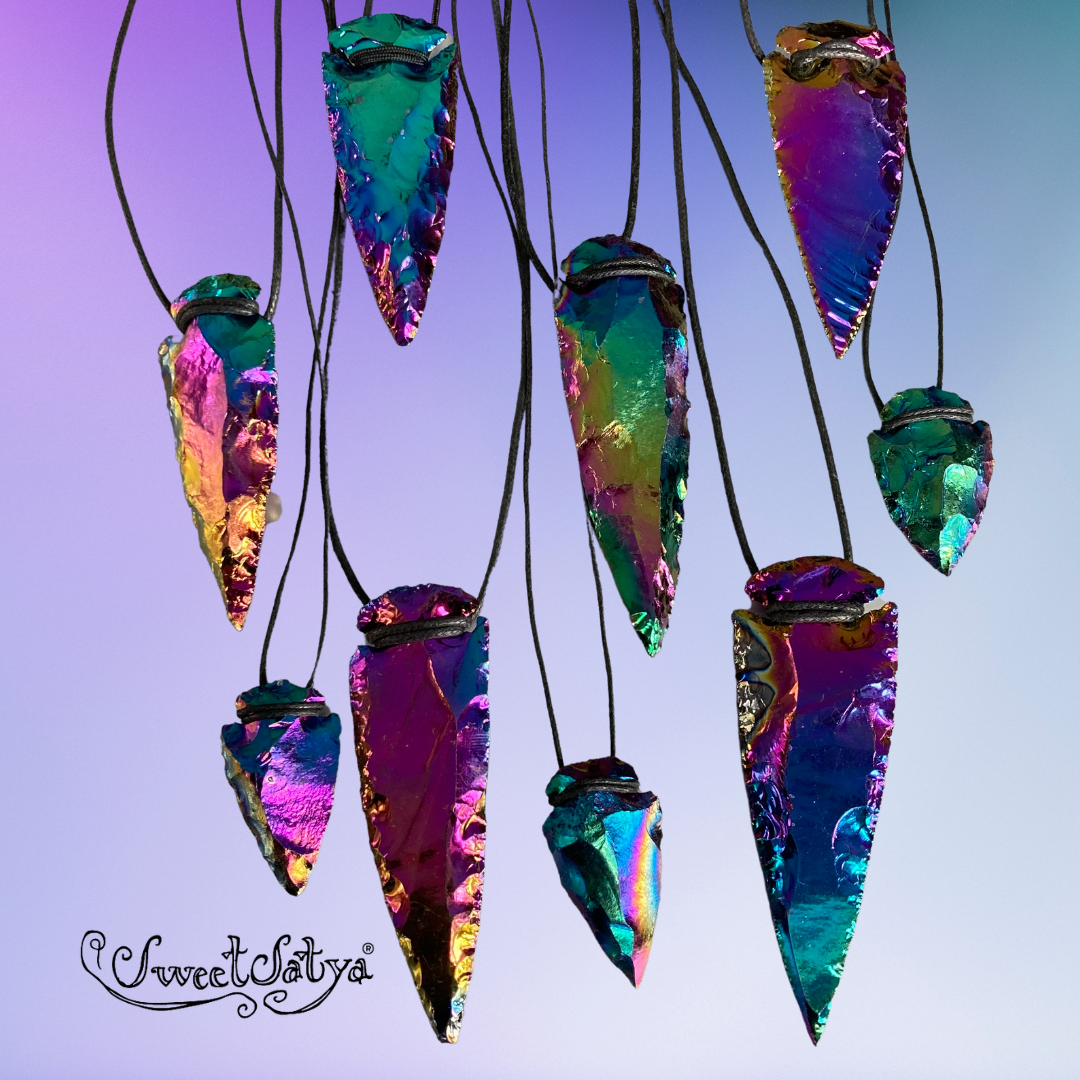 Premium Titanium Arrowhead Choker Necklace - Gothic Punk Jewelry for Women & Men - Perfect for Concerts, Parties & Alternative Fashion