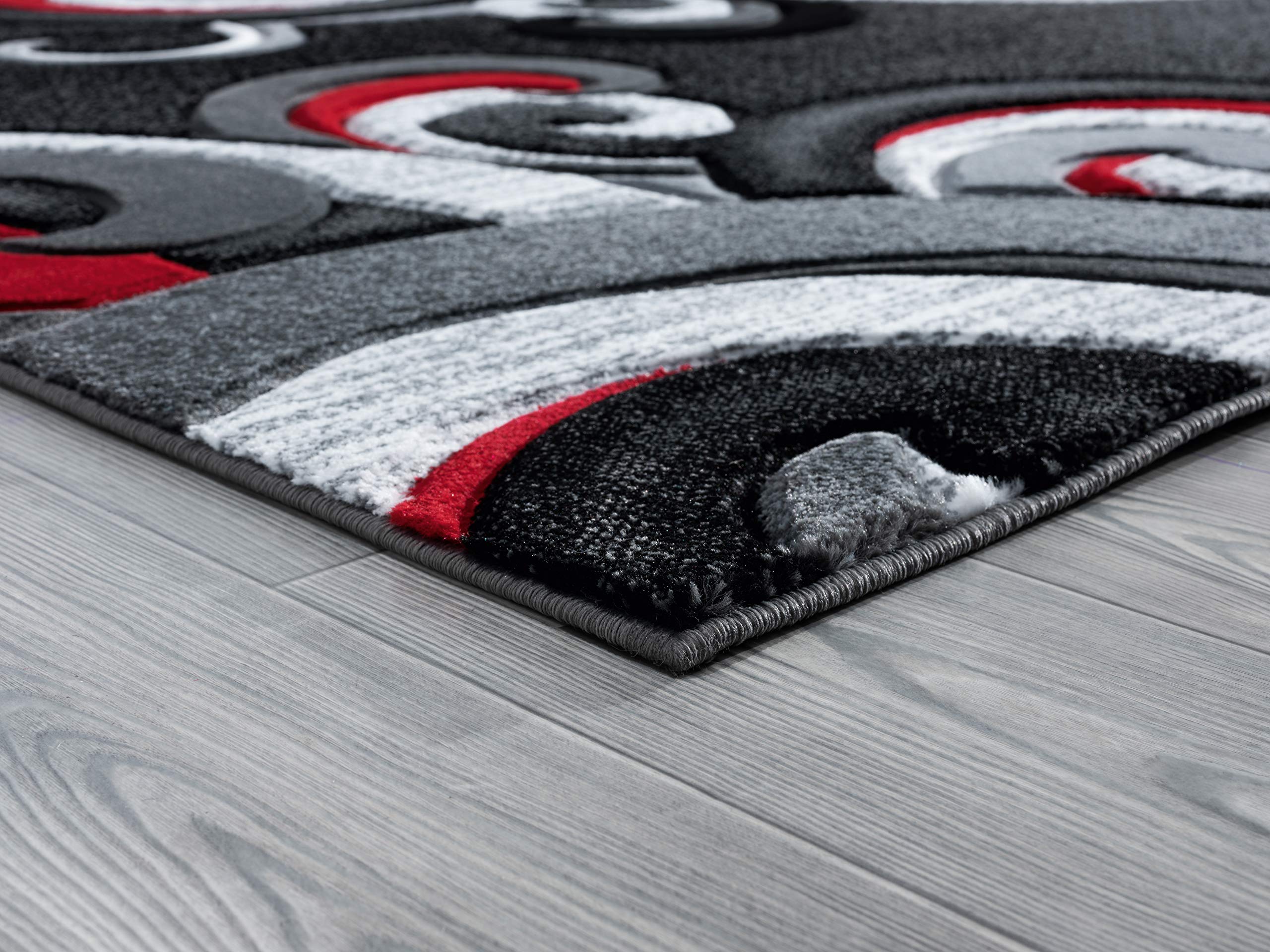 United Weavers of America Bristol Rhiannon Red Runner Rug 2'7