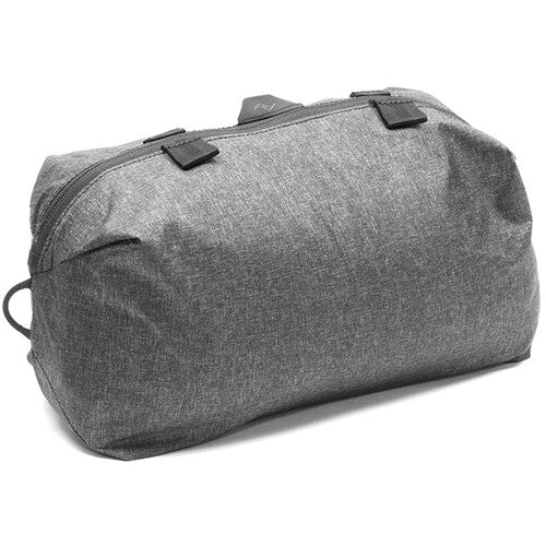 Peak Design Travel Shoe Pouch - Waterproof & Durable Charcoal Gray Shoe Bag for Sneakers, Gym Shoes & Travel Accessories - Perfect for Gym, Travel & Outdoor Adventures