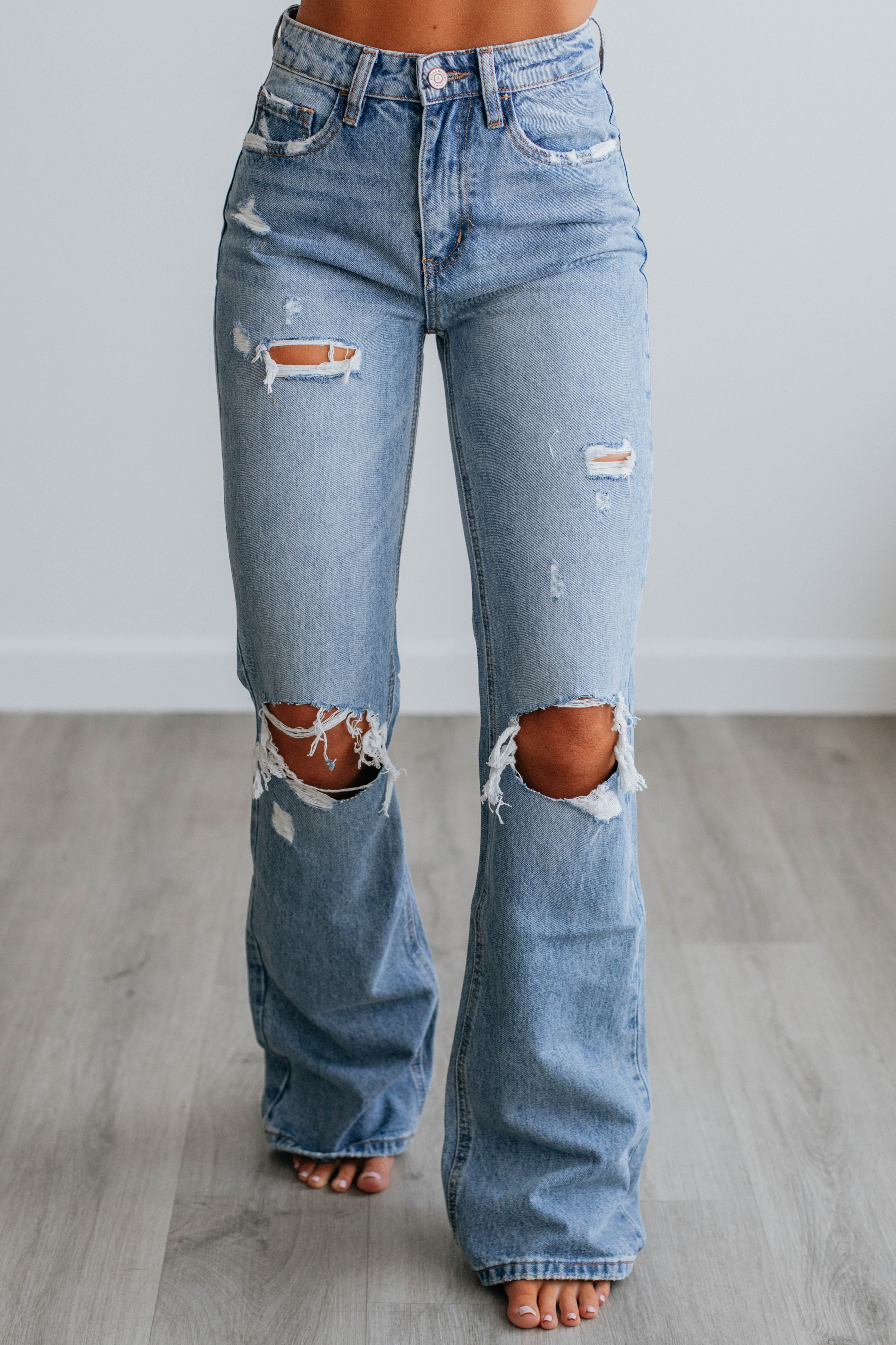 Thea Flying Monkey Jeans for Women - High Waist Stretch Denim Pants | Comfortable & Stylish for Casual Wear, Office, and Night Out