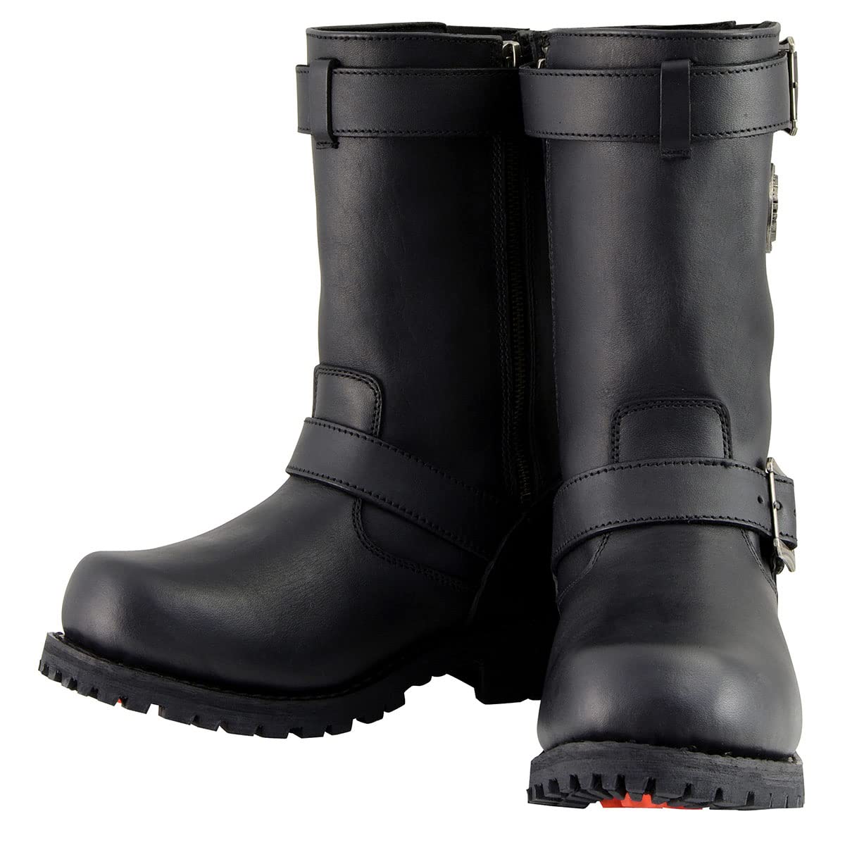 Milwaukee Premium Leather Engineer Motorcycle Boots for Men - Classic Riding Boots Collection - Durable & Comfortable for Long Rides & Cruising