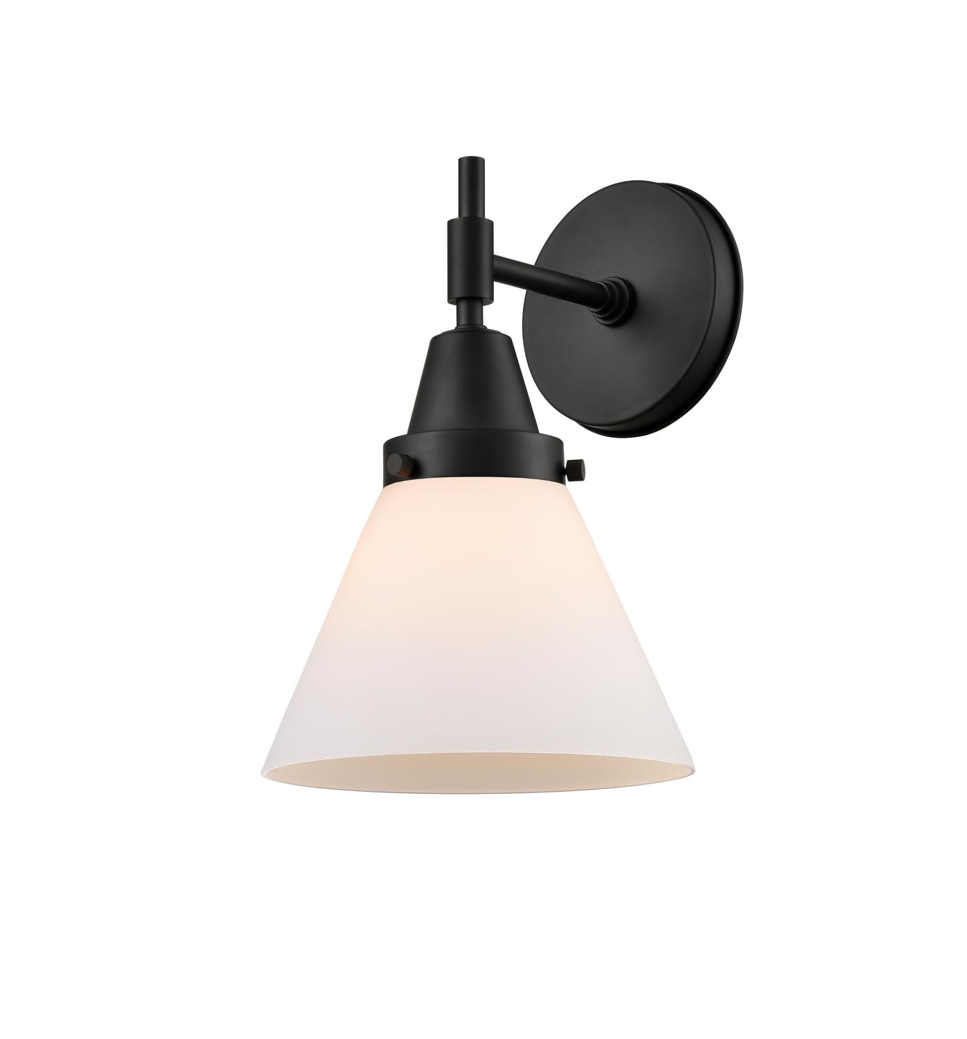 Innovations 447-1W-BK-G41-LED Black Traditional LED Wall Sconce Light Fixture - Perfect for Bedroom, Hallway, and Outdoor Porch Lighting