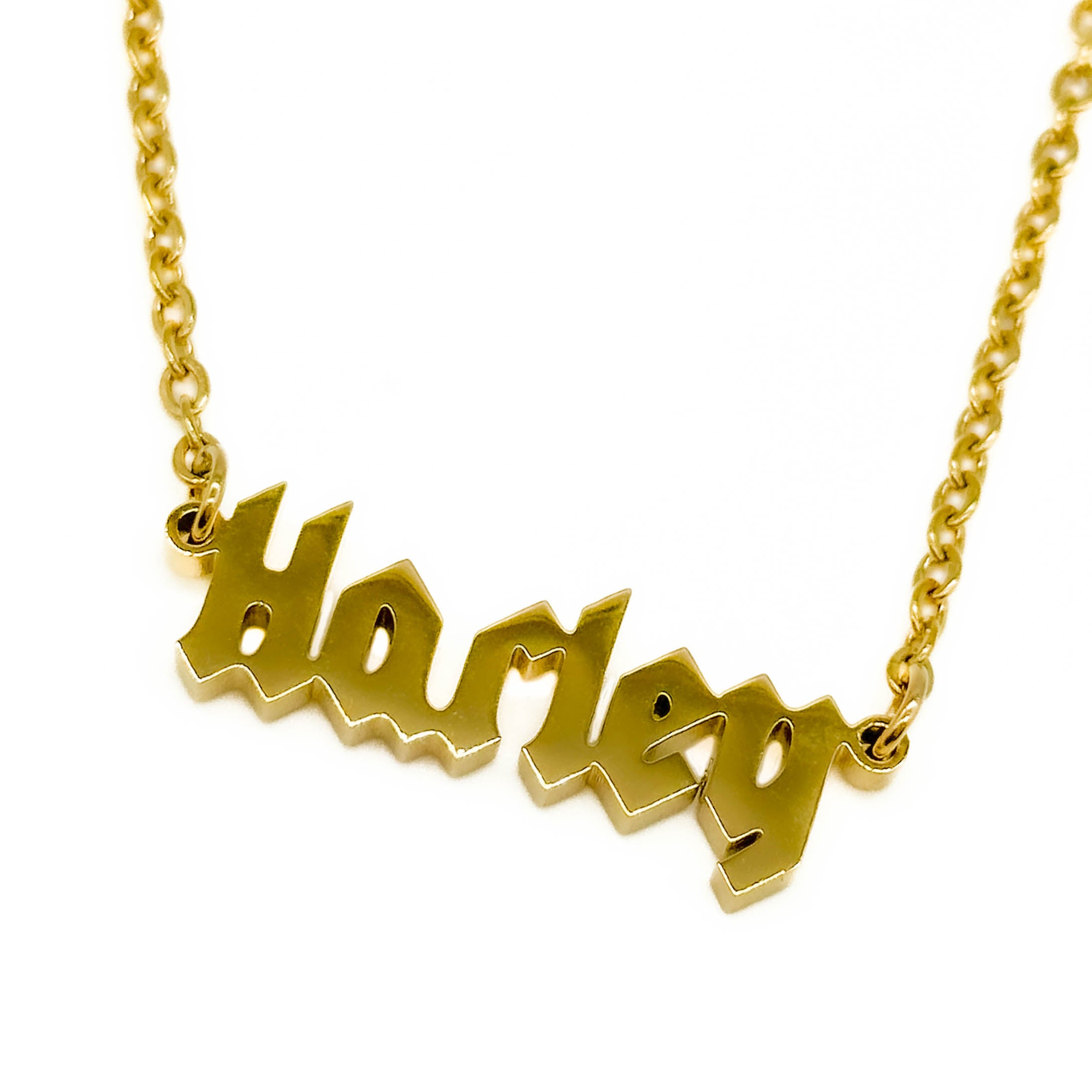 Personalized Rock 'N' Roll Name Necklace - Custom Music Jewelry for Women - Perfect Gift for Concerts, Music Festivals & Birthday Celebrations