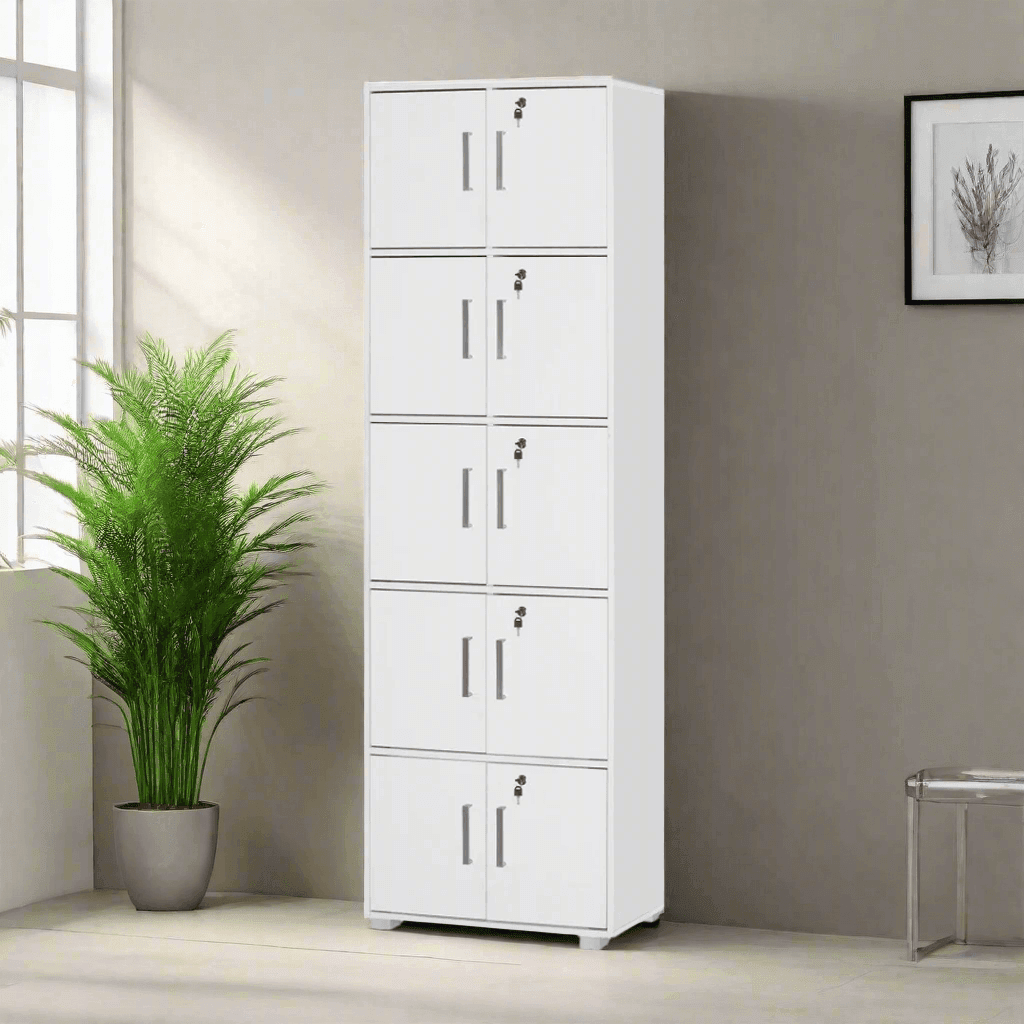 5-Tier Koen II Storage Cabinet - Organize Home, Office, Closet & Garage - Durable & Stylish Storage Solution for Books, Toys, Clothes & More
