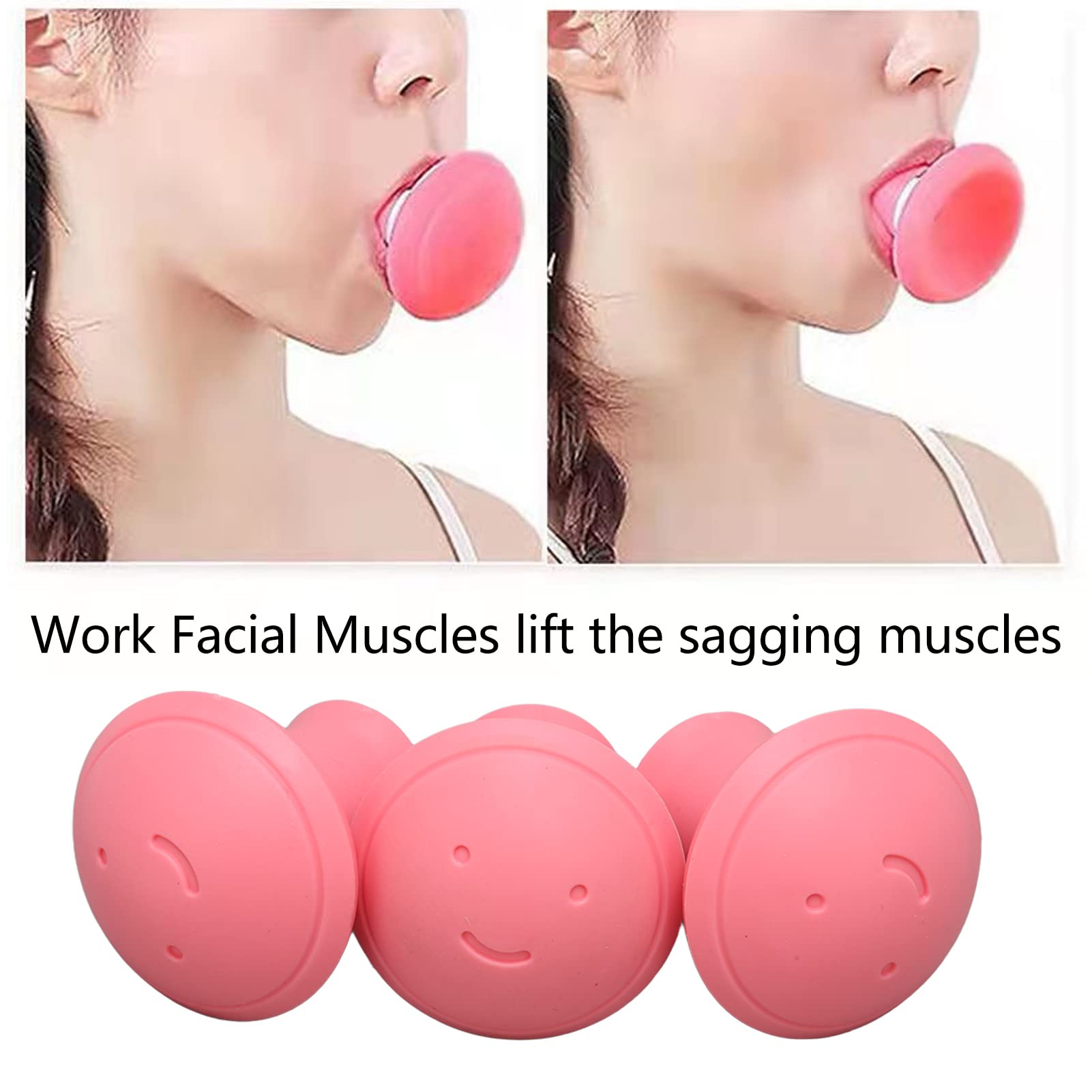 **Facial Yoga Exerciser for Skin Firming & Anti-Wrinkle | Jaw & Double Chin Workout | V-Shape Face Slimmer | Breathing Exercise Device for Home & Gym Use**