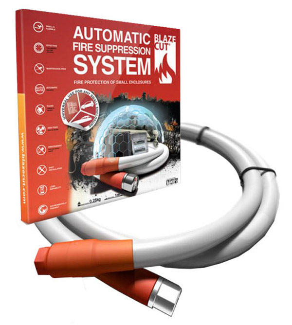 Blazecut T200ES Automatic Fire Suppression System - 2 Meter for Electrical Equipment & Switchboard Protection - Ideal for Data Centers, Server Rooms, and Industrial Electrical Panels