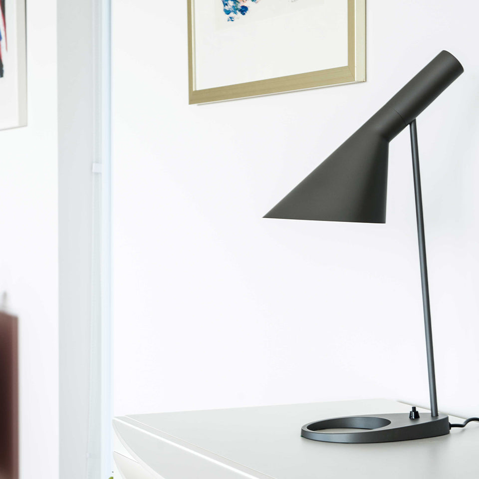 AJ Table Lamp - Modern LED Desk Lamp with Adjustable Brightness, Perfect for Home Office, Bedroom, and Reading Nook