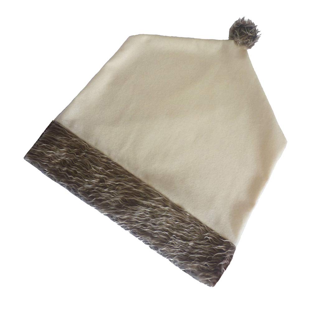 Festive Santa Chair Slipcover - Christmas Chair Protector with Detachable Santa Hat - Holiday Home Decor for Living Room, Dining Room & Party Decorations