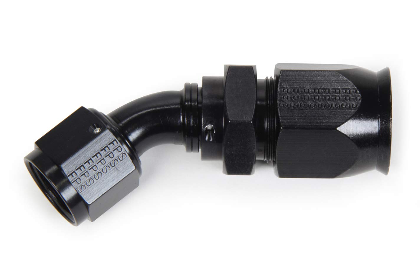 Race-Rite 45° PTFE Hose Fitting - 12AN Swivel Adapter for High-Performance Automotive & Hydraulic Systems