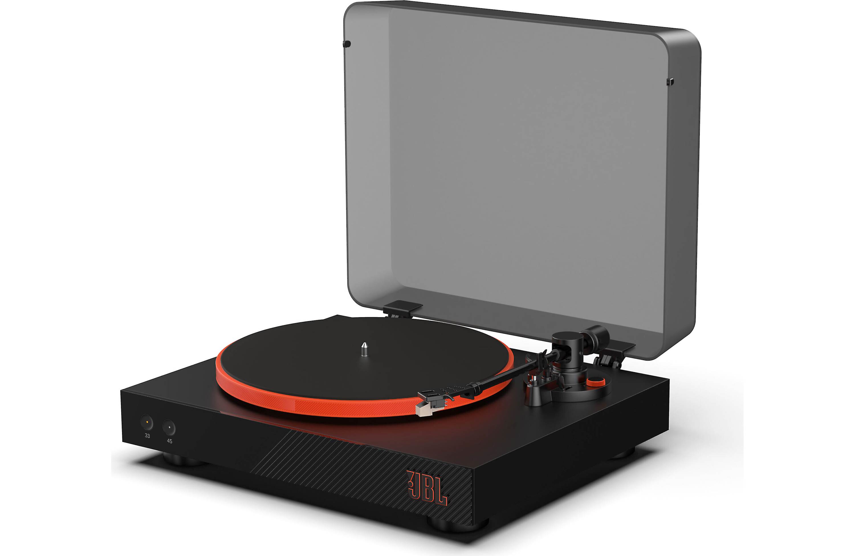 JBL Spinner BT Semi Automatic Turntable with Pre-Mounted Cartridge, Phono Preamp & Bluetooth - Wireless Vinyl Record Player for Home, Studio & DJ Use