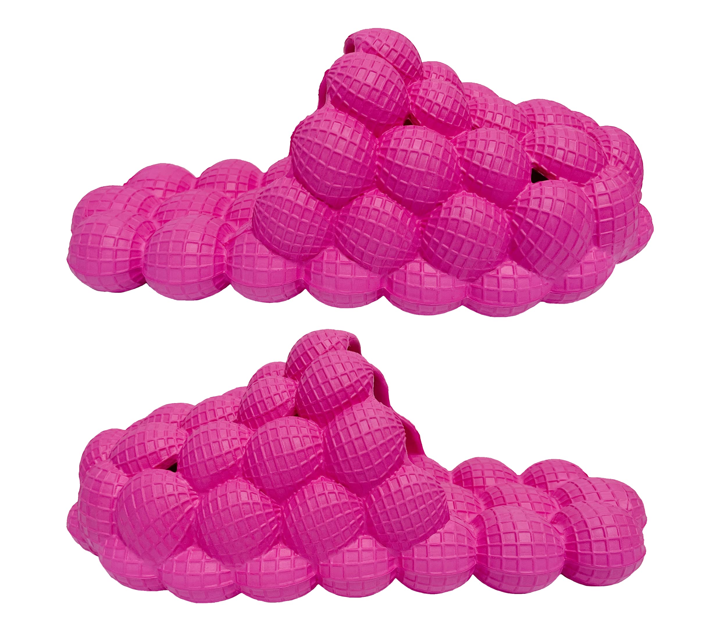 Reflexology Massage Slippers for Men & Women - Anti-Slip Bubble Slippers with Lychee Design - Comfortable Home Footwear for Relaxation & Stress Relief