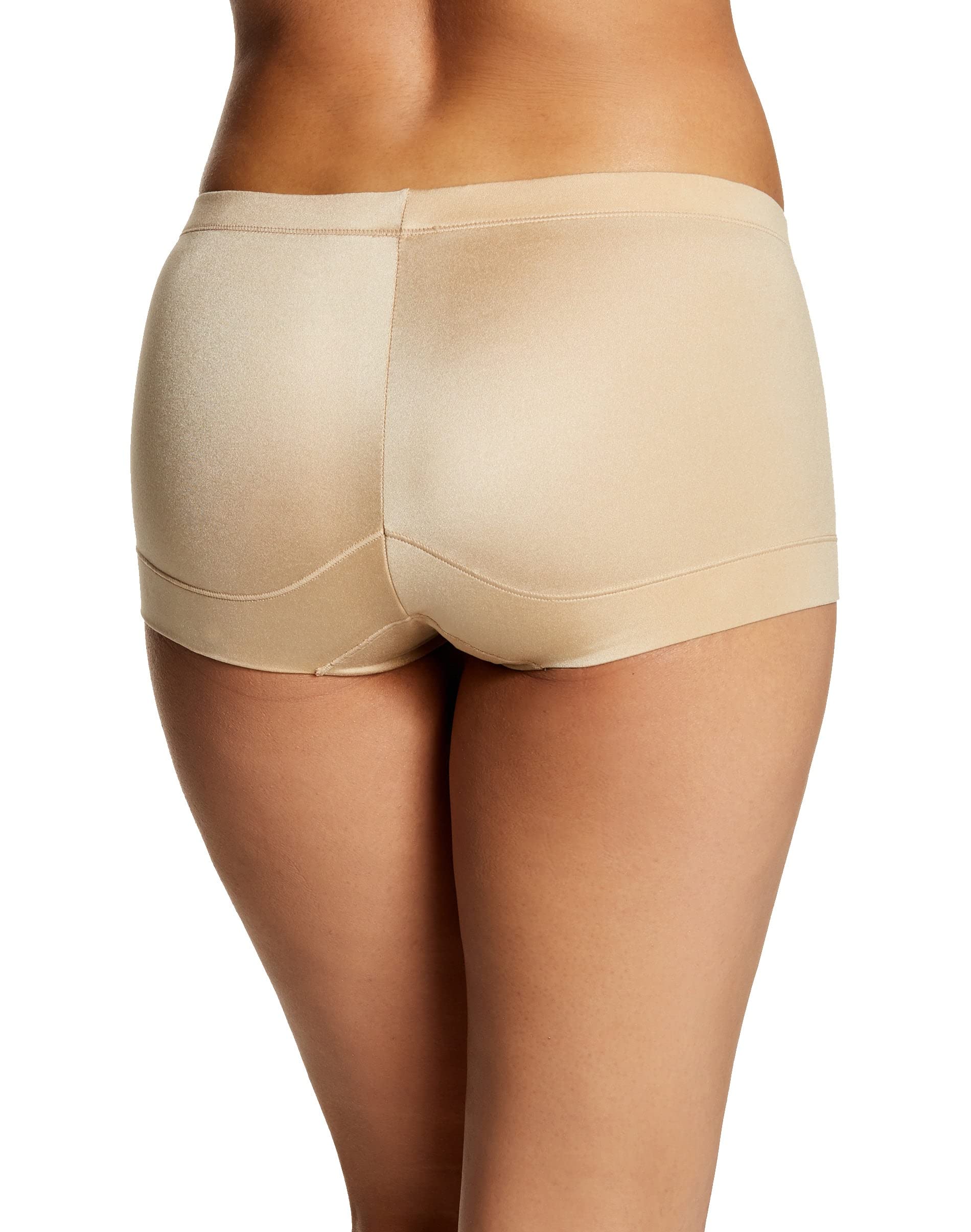 Maidenform Women's Comfortable Microfiber Boyshort Underwear - Soft Breathable Panties for Everyday Wear, Yoga & Lounge
