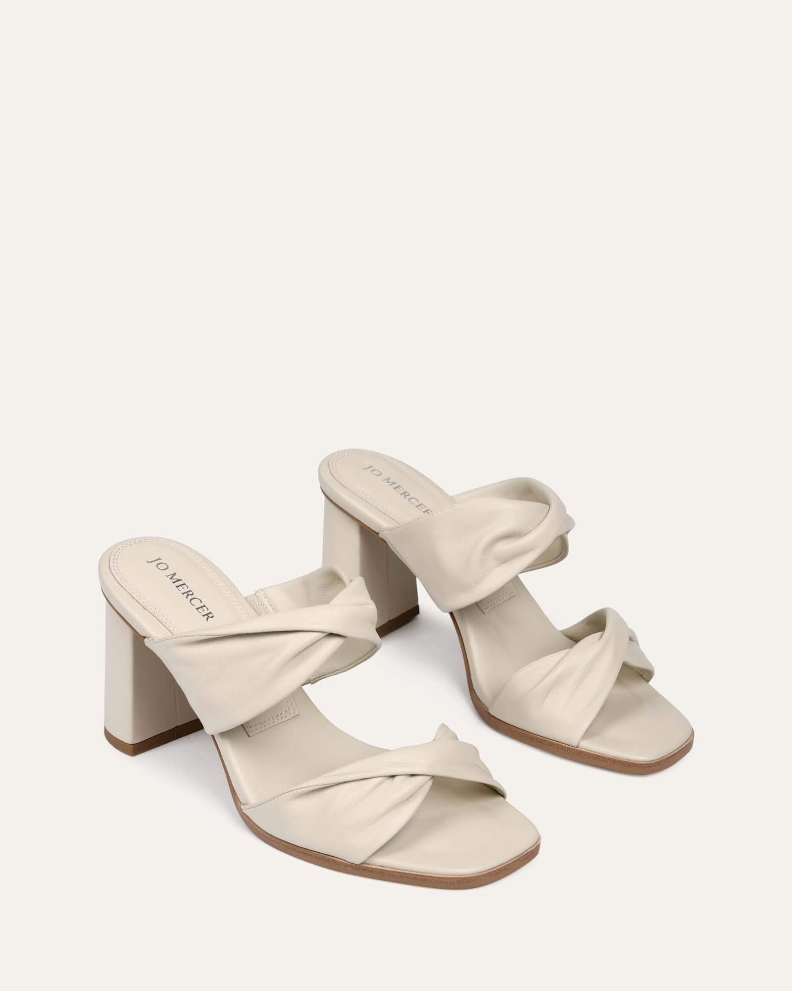 Caylie Women's High Heel Sandals - Genuine Bone Leather Strappy Heels for Summer, Weddings & Evening Parties