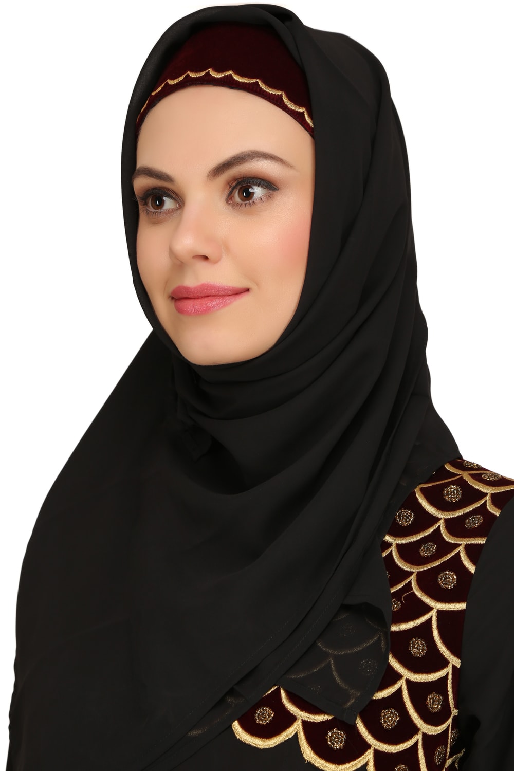 Stylish Black Hijab for Women - Modest Muslim Headscarf - Perfect for Daily Wear, Prayer & Special Occasions