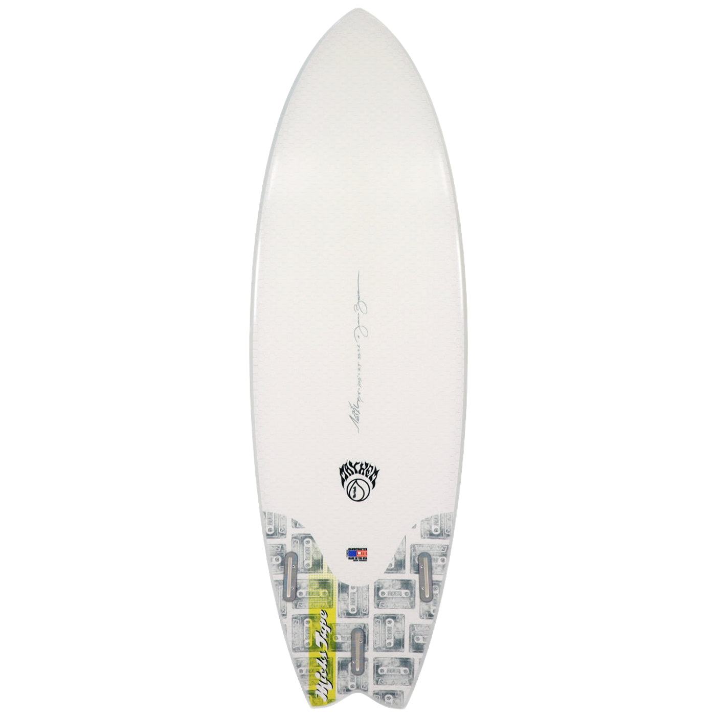 Libtech 5'8 Micks Tape Sym Surfboard - FCSII Compatible - High Performance Surfboard for All Wave Conditions - Perfect for Shortboard Surfing and Beach Breaks