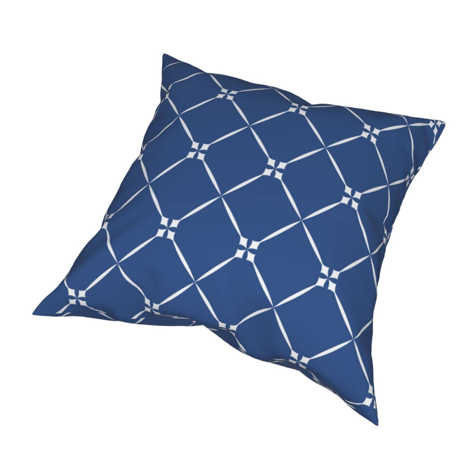 Boho Pattern Print Throw Pillow Covers 20x20 Inches - Decorative Cushion Cases for Sofa, Bed, Chair & Car - Soft Cotton Home Decor Accent Pillows for Living Room, Bedroom & Office