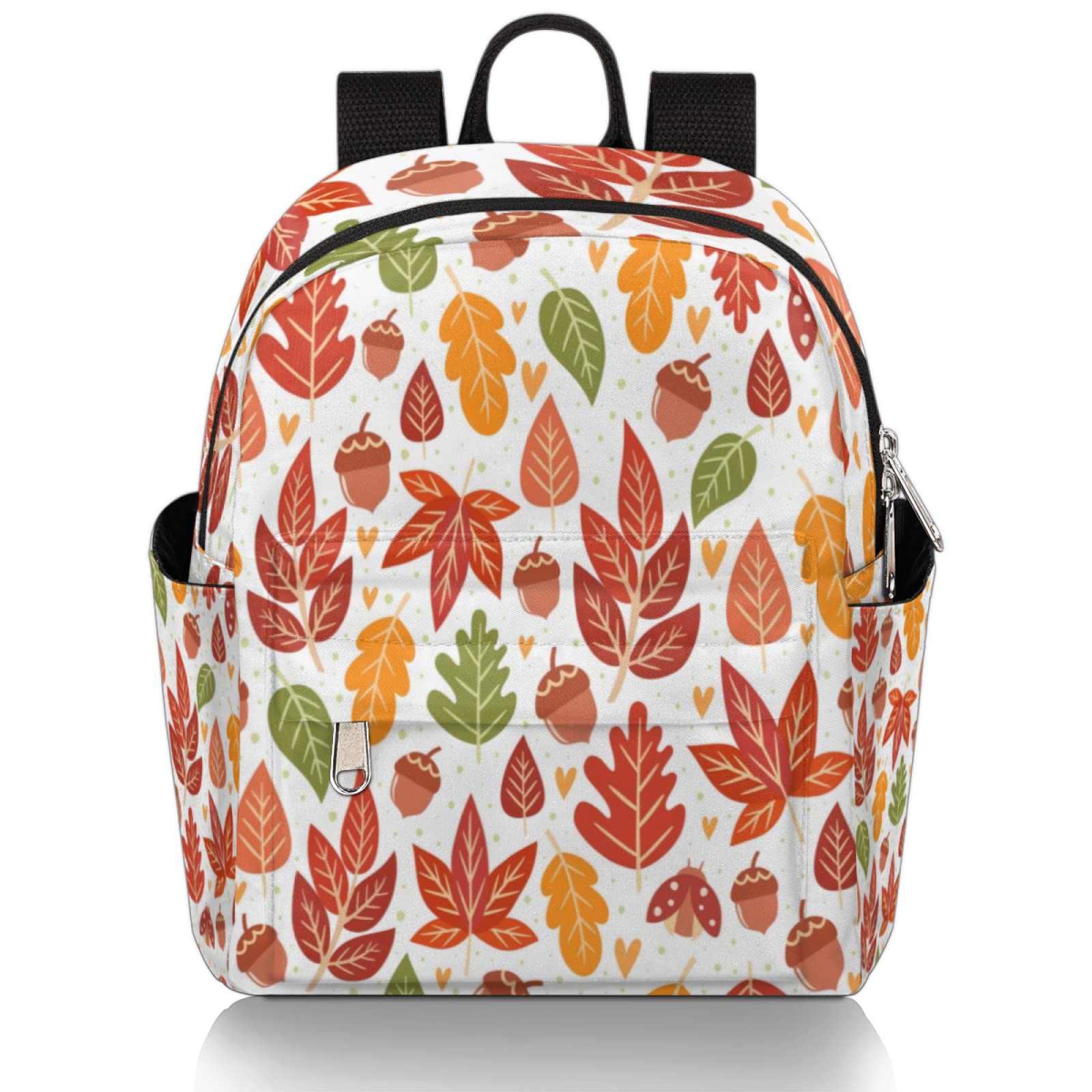Mini Backpack for Women - Cute Maple Leaf Small Travel Backpack, Lightweight Shoulder Bag for Girls & Teens, Colorful Autumn School Bookbag, Casual Daypack for Ladies | Perfect for School, Travel & Daily Use