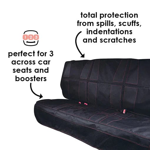 Diono Ultra Mat XXXL Car Seat Protector - Heavy Duty Black Waterproof Car Seat Cover for Cars, SUVs & Trucks - Protects Seats from Spills, Stains & Wear