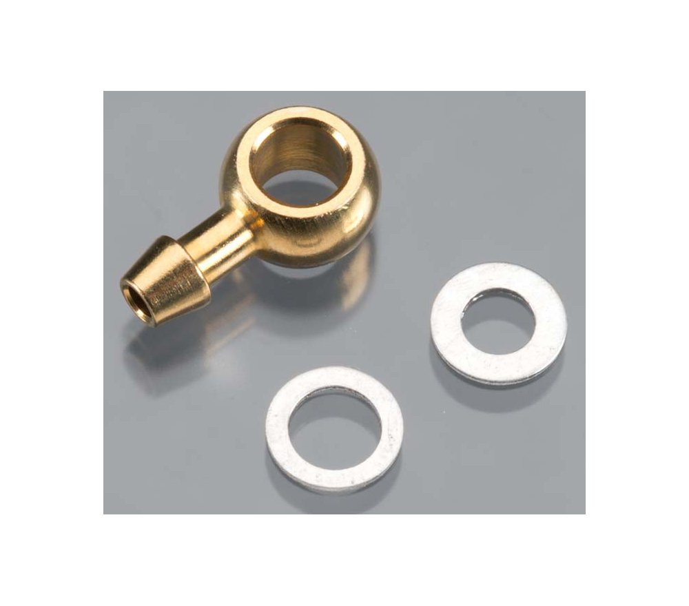 HPI Racing Fuel Line Fitting and Washer Set 1473 - High Performance Replacement Parts for RC Cars, Trucks, and Buggies - Perfect for Off-Road Racing and Maintenance