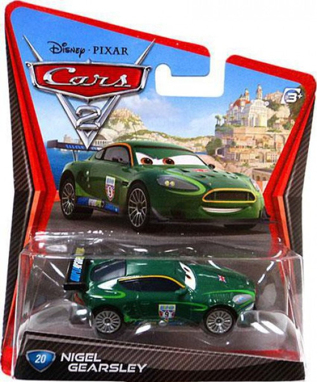 Disney Pixar Cars 2 Movie Die-Cast Car Toy - Nigel Gearsley #20 Collectible Vehicle for Kids & Fans | Race Track Playset, Birthday Gift, Display Model