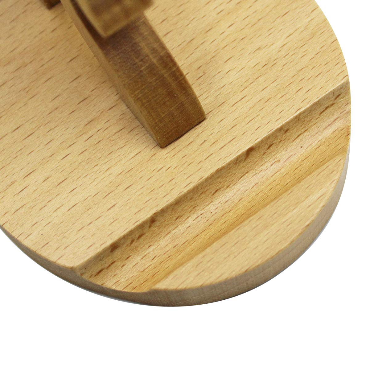 Wooden Animal Phone Stand Holder for Desk - Cute Boy Cell Phone Stand for iPhone & Android - Perfect for Office, Home, or Gift Giving