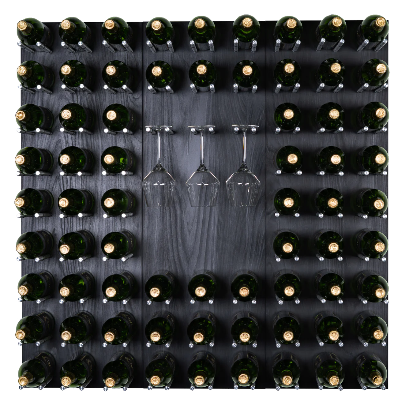 Kessick Wine as Art Brookline Wine Wall - Elegant Decorative Wine Rack for Home & Office - Perfect for Dining Rooms, Bars, and Wine Cellars