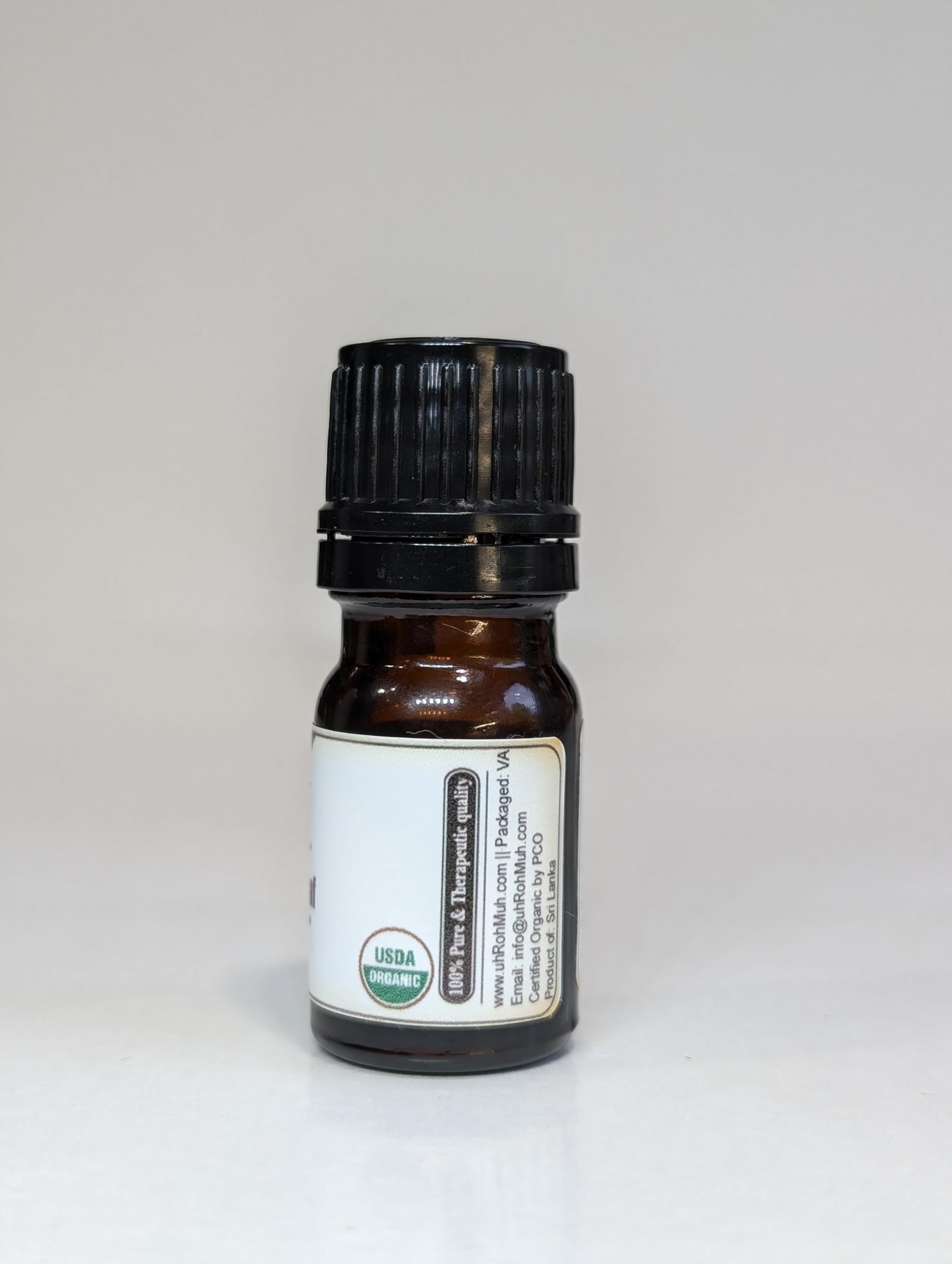 USDA Certified Organic Cinnamon Leaf Essential Oil - 5ml with Euro Dropper - 100% Pure & Natural Aromatherapy Oil for Diffusers, Massage & DIY Skincare