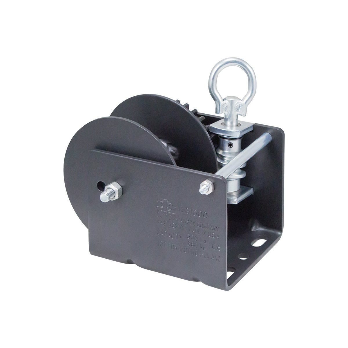 Dutton Lainson® 1500 lb Capacity Worm Gear Winch with Standard Reel - Heavy Duty Towing, Boat Trailer, and Off-Road Vehicle Recovery