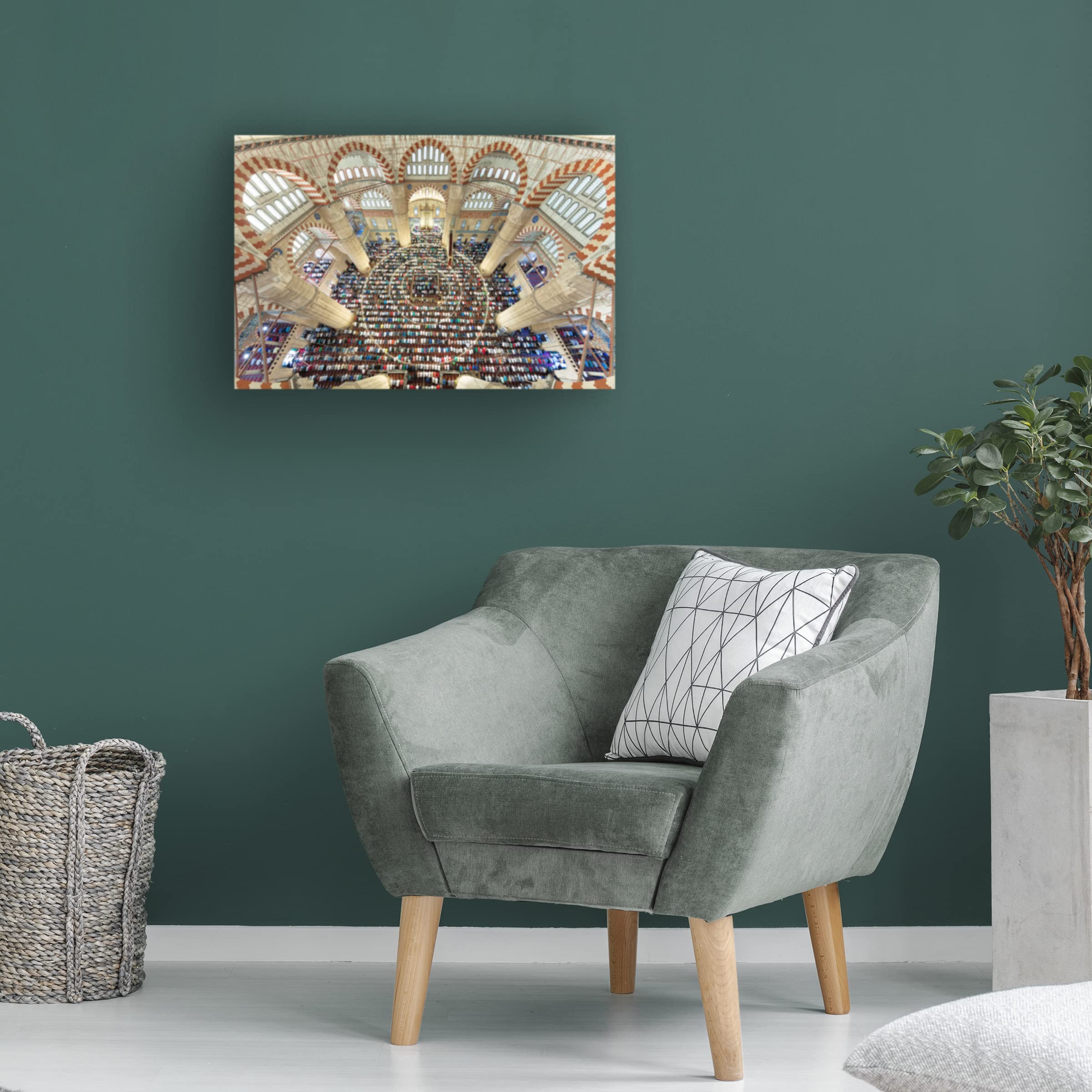 Trademark Fine Art 'Selimiye Mosque' Canvas Print by Mehmet Cetin - Islamic Home Decor, Wall Art for Living Room & Office
