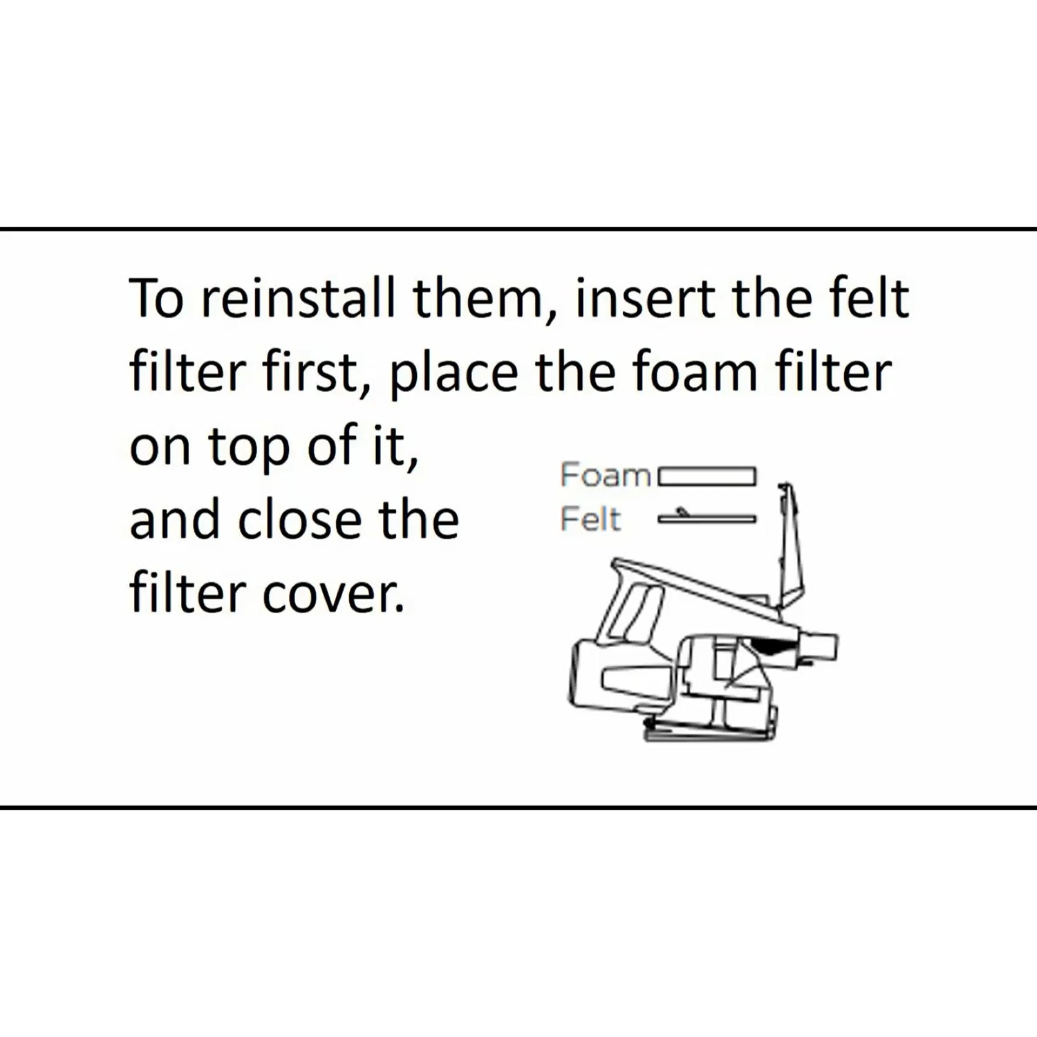 MaximalPower Replacement Foam & Felt Filter Kit (Part No. XFFV300) for Shark Rocket Ultra Light Vacuum - Compatible with HV300, HV302, HV320 Models - Extends Vacuum Life & Improves Suction - Perfect for Pet Hair, Dust & Allergen Removal