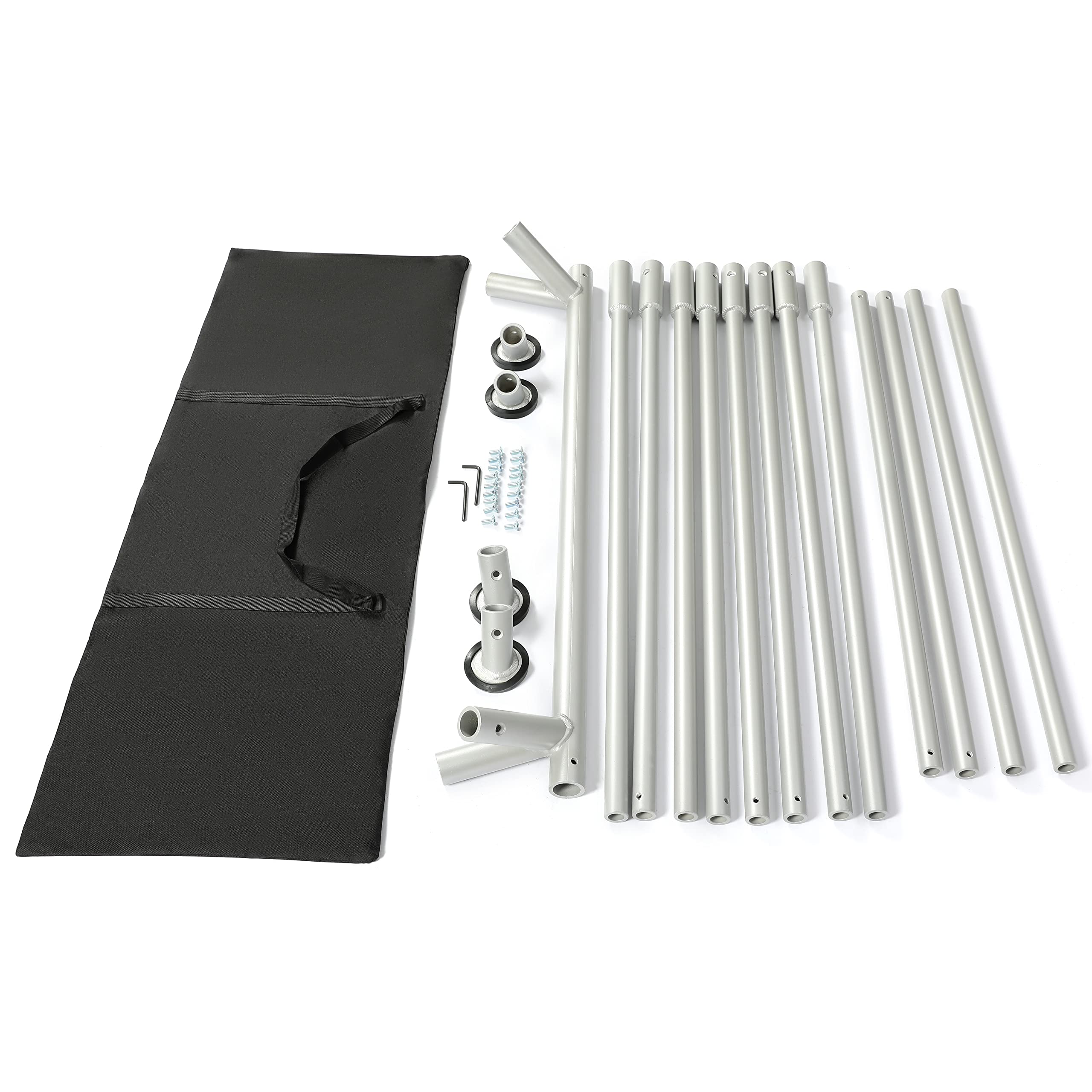 Kojem Yoga Swing Stand with Yoga Swing Set - Full Body Bundle with Safety Belts, Sturdy Aluminum Frame for Yoga Sling & Inversion Therapy - Perfect for Home Gym, Aerial Yoga, and Stress Relief