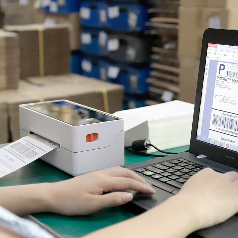 4x6 Thermal Labels Roll - 500 Sheets for Shipping, Barcode & Inventory Labels - Compatible with Zebra, Dymo & Thermal Printers - Perfect for E-commerce, Warehousing & Logistics