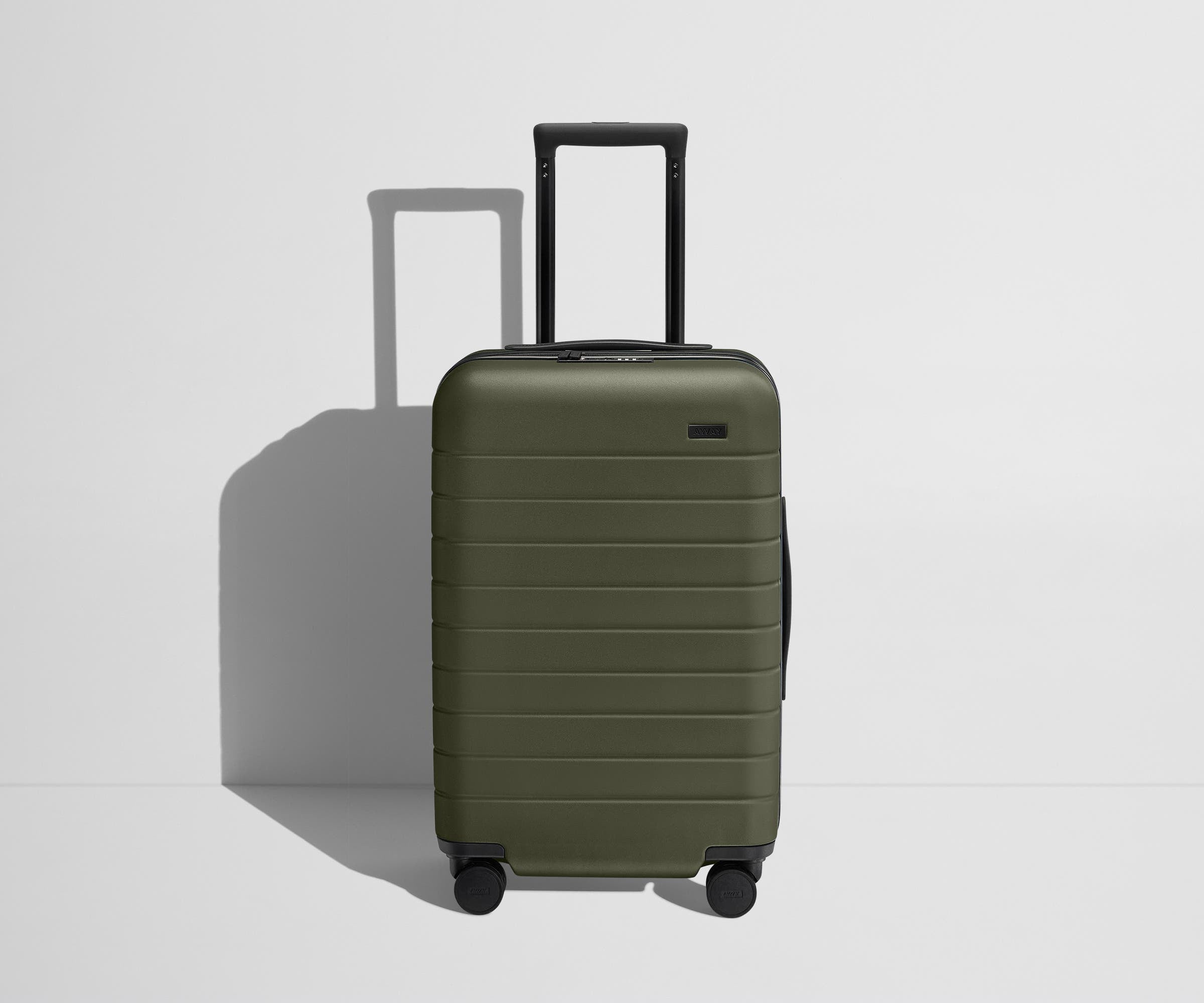 The Carry On Flex in Olive Green - Lightweight Expandable Luggage for Travel, Business & Weekend Getaways | Durable Spinner Suitcase with 360° Wheels & TSA Lock
