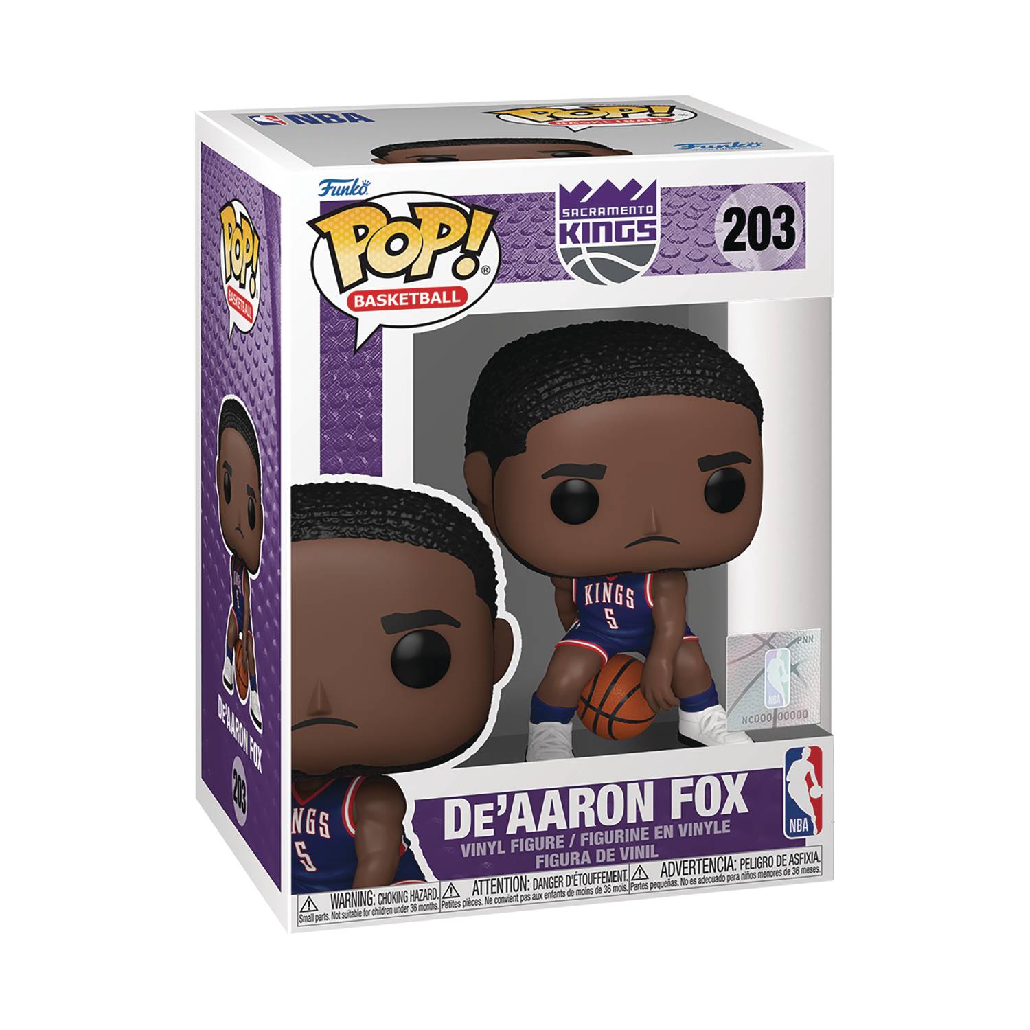 De'Aaron Fox Sacramento Kings NBA Jersey – Official Fan Gear for Basketball Games & Sports Events
