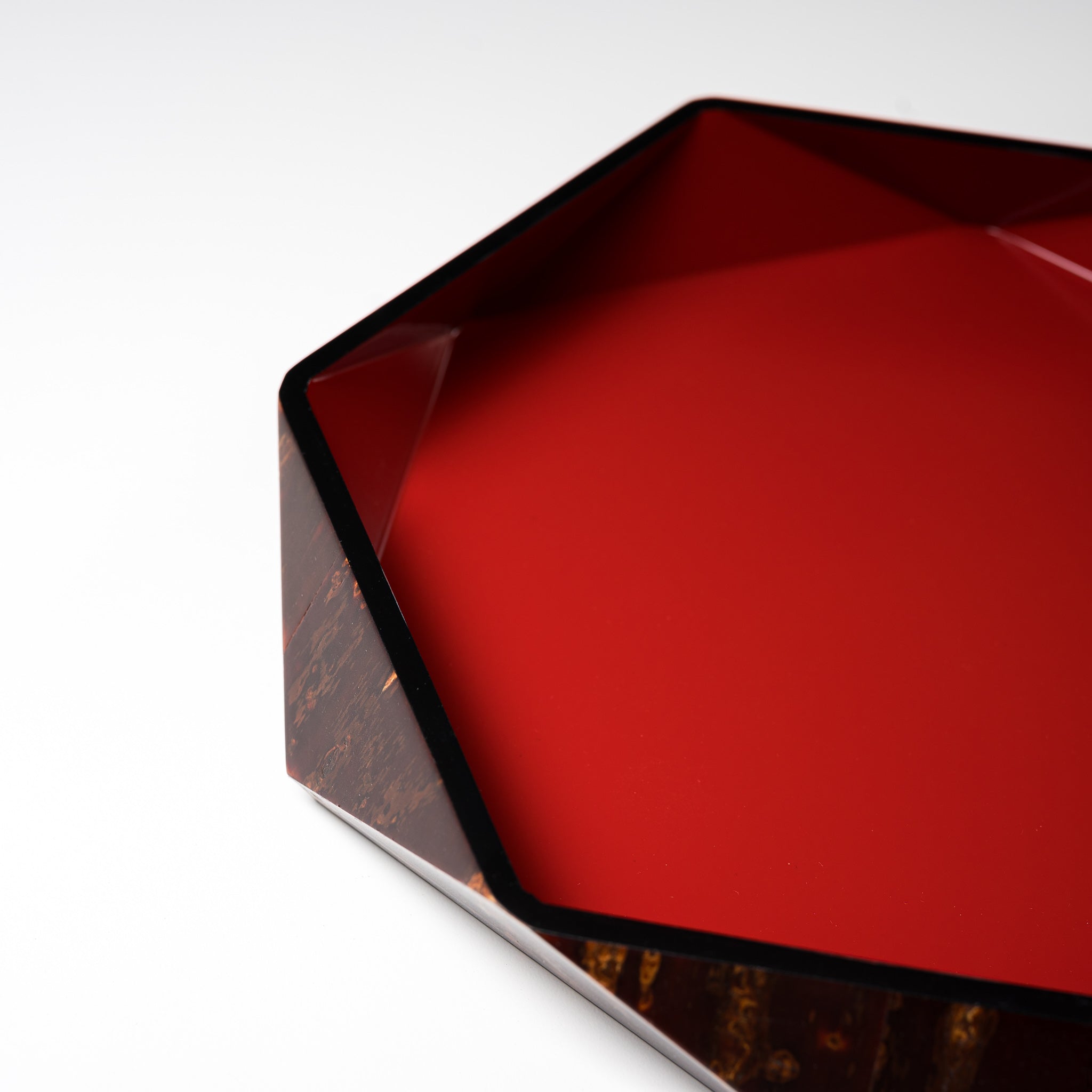 Premium Tomioka Cherry Wood Bowl with Diamond Pattern - Large Handcrafted Birchware for Dining & Serving | Elegant Tableware for Home, Restaurants & Gifts