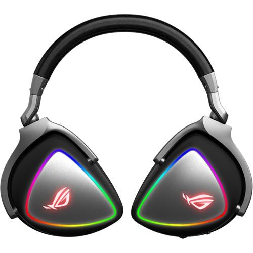 ASUS ROG Delta USB-C Gaming Headset with Hi-Res Audio, 50mm Drivers & AI Noise Cancellation - Perfect for PC, PS5, Xbox & Mobile Gaming