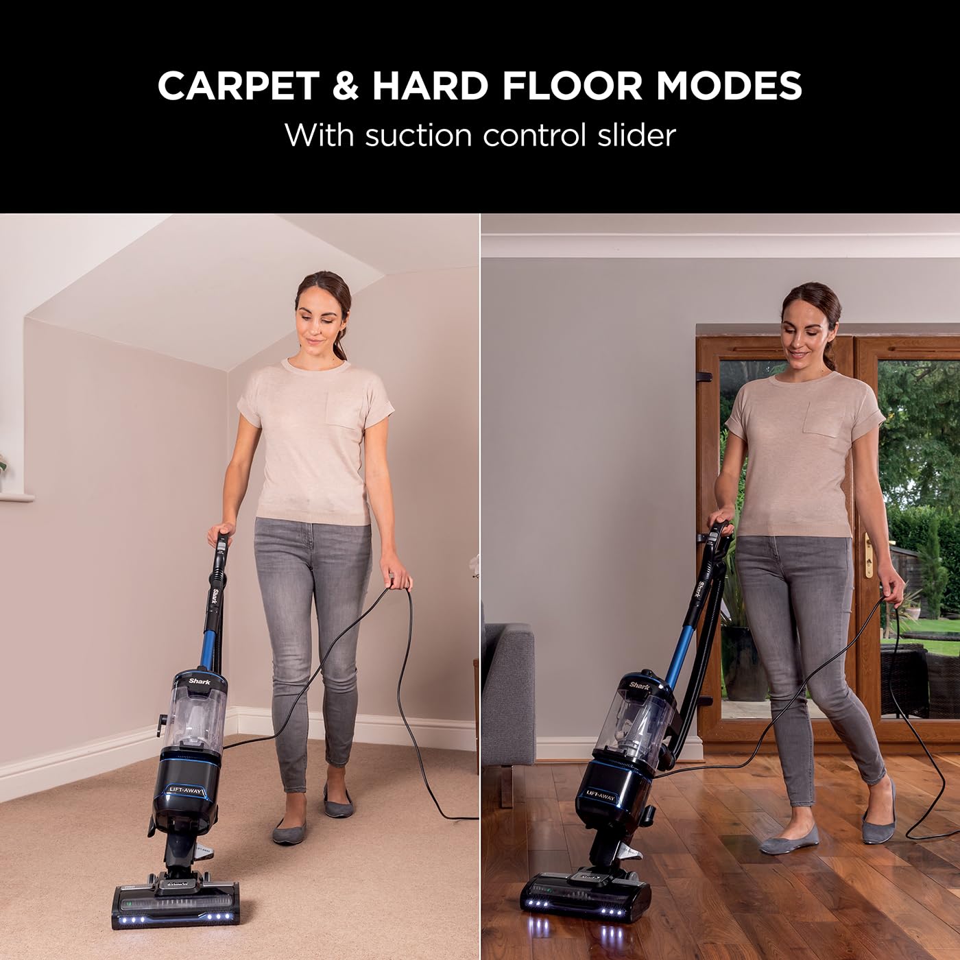 Shark Upright Vacuum Cleaner 750W with Lift-Away Tech for Home Cleaning