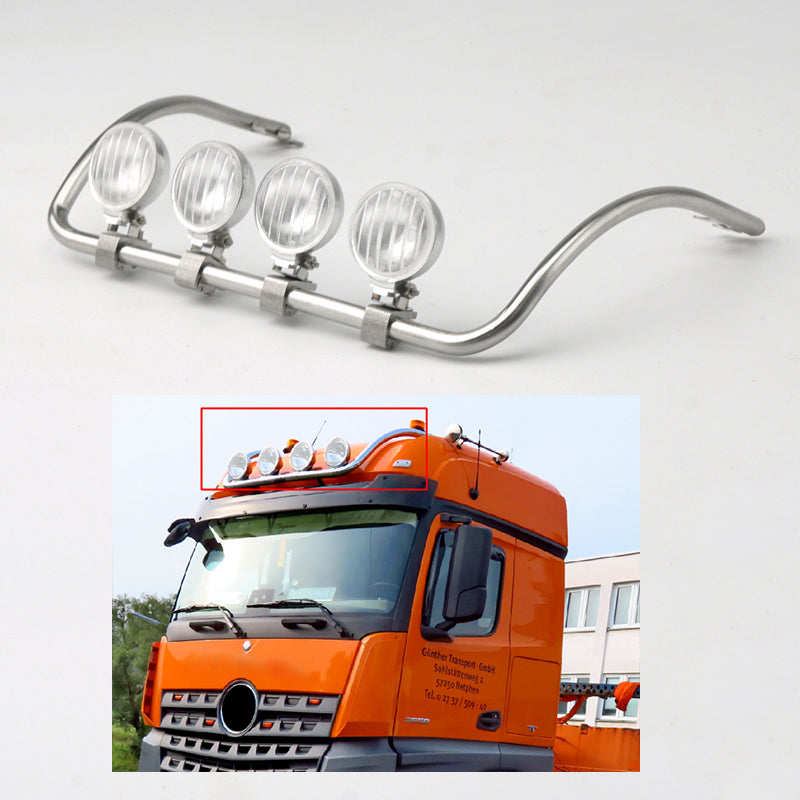 LESU Spotlight Toplight Metal DIY Spare Part for TAMIYA 1/14 RC Trucks - Compatible with Highline 1851 & 3363 Tractor Models - Upgrade & Customize Your RC Vehicle for Night Crawling & Off-Road Adventures